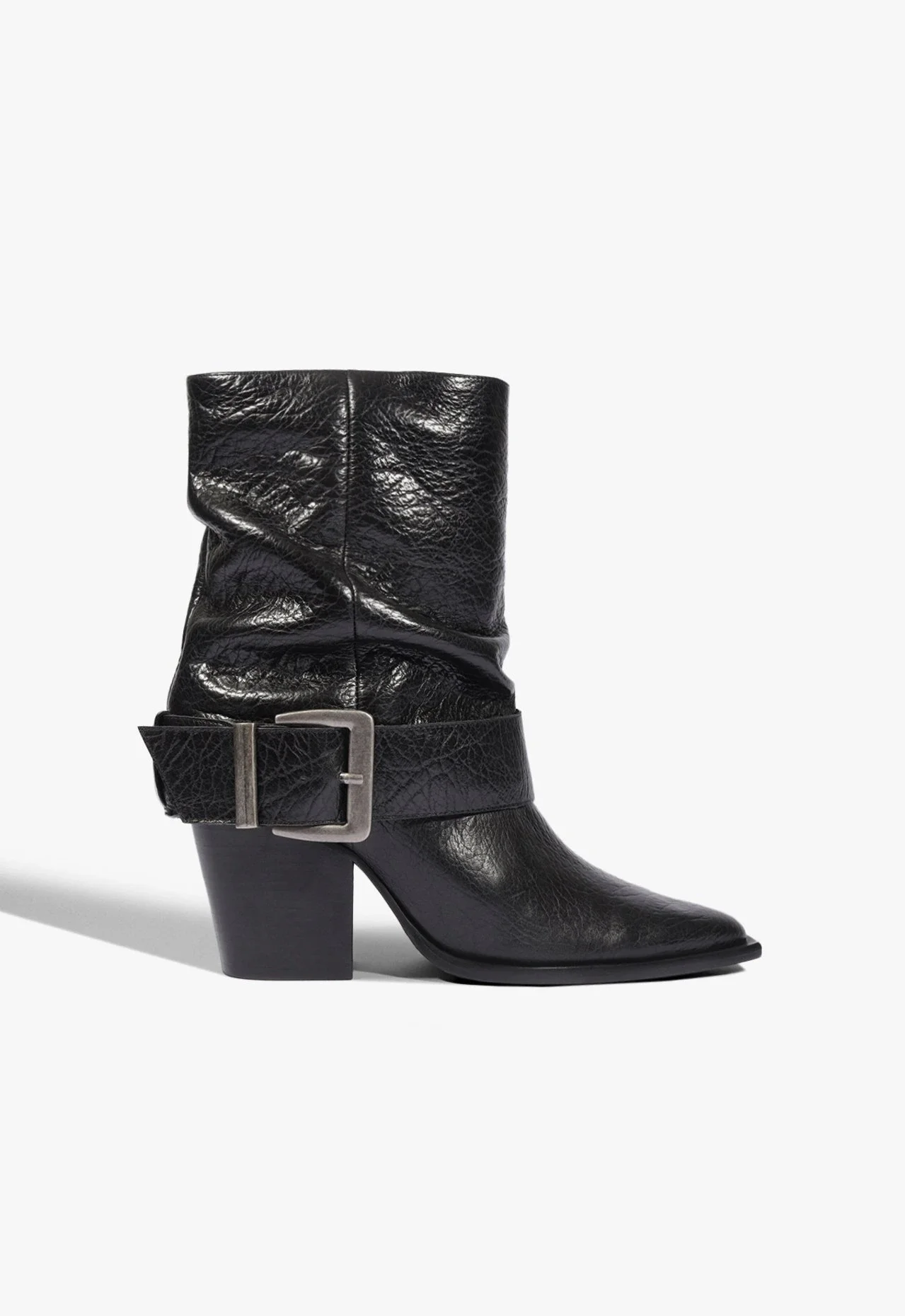 Bota Parker Couro Preta