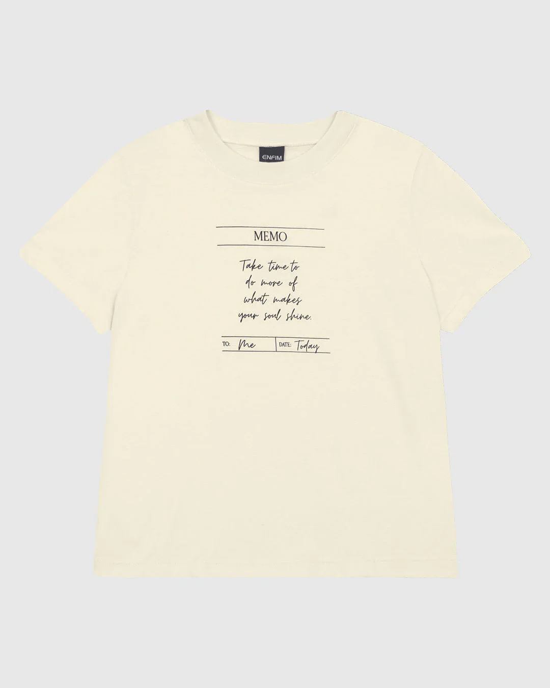 Camiseta Feminina Slim Soul Shine Em Algodão - ENFIM