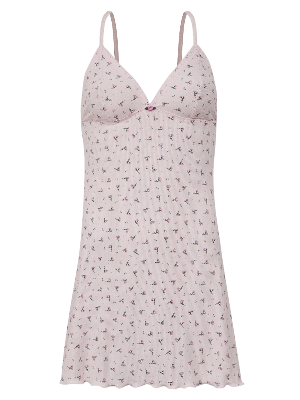 Camisola Curta Sem Manga Viscose Julia Rosa Pale Lilac