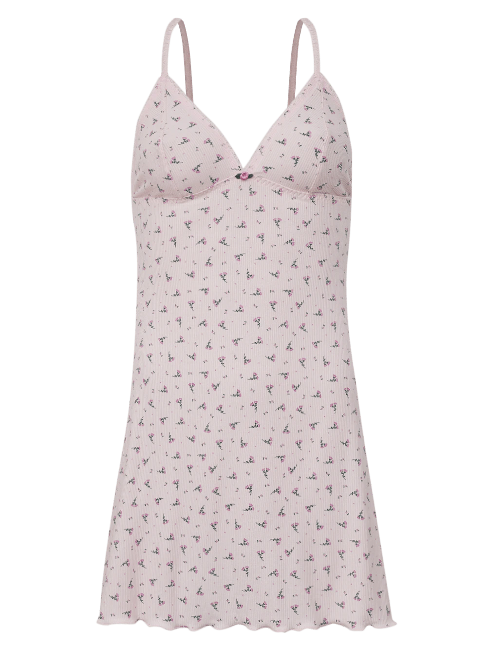 Camisola Curta Sem Manga Viscose Julia Rosa Pale Lilac