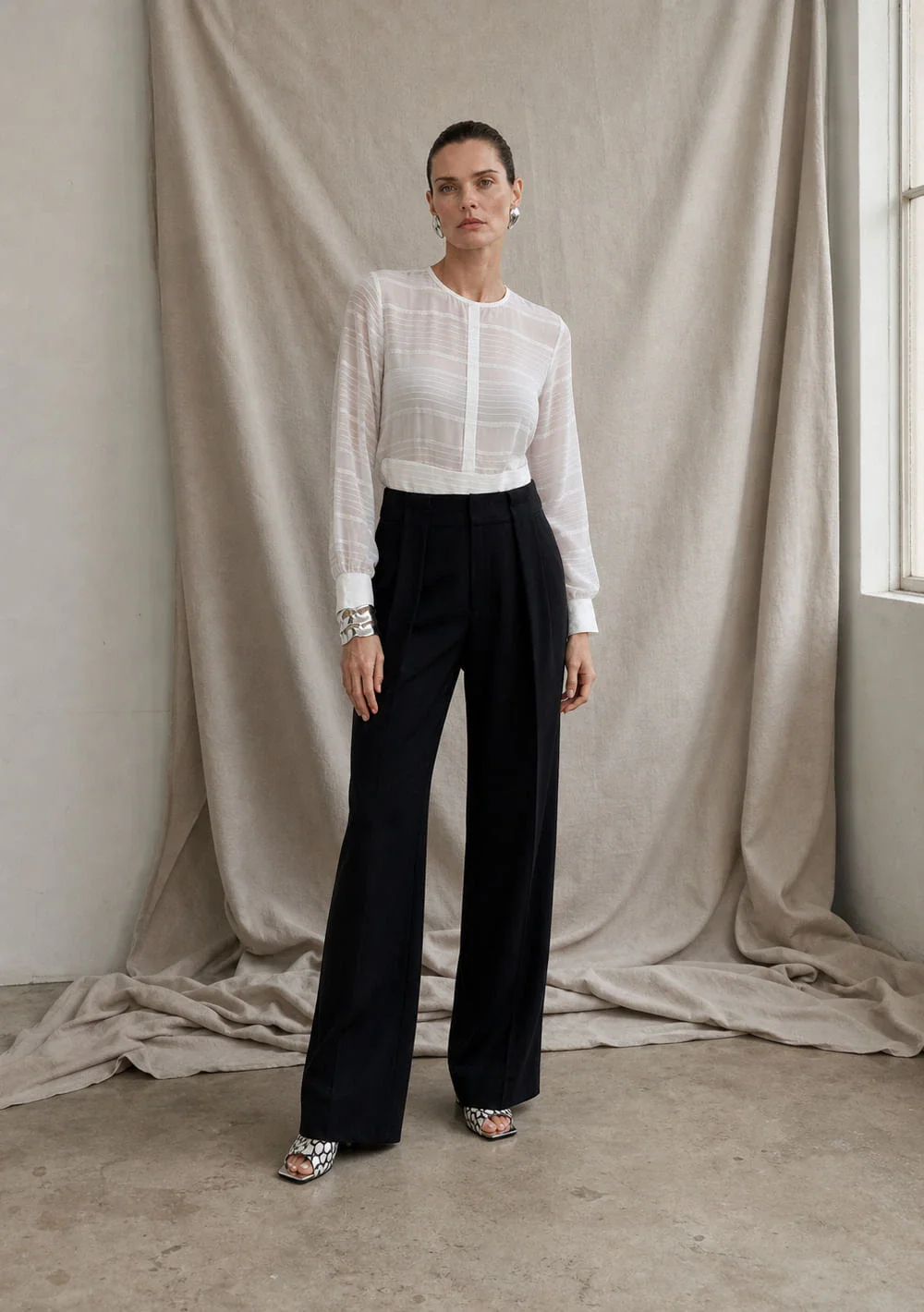Calça Iódice Reta Média Preto