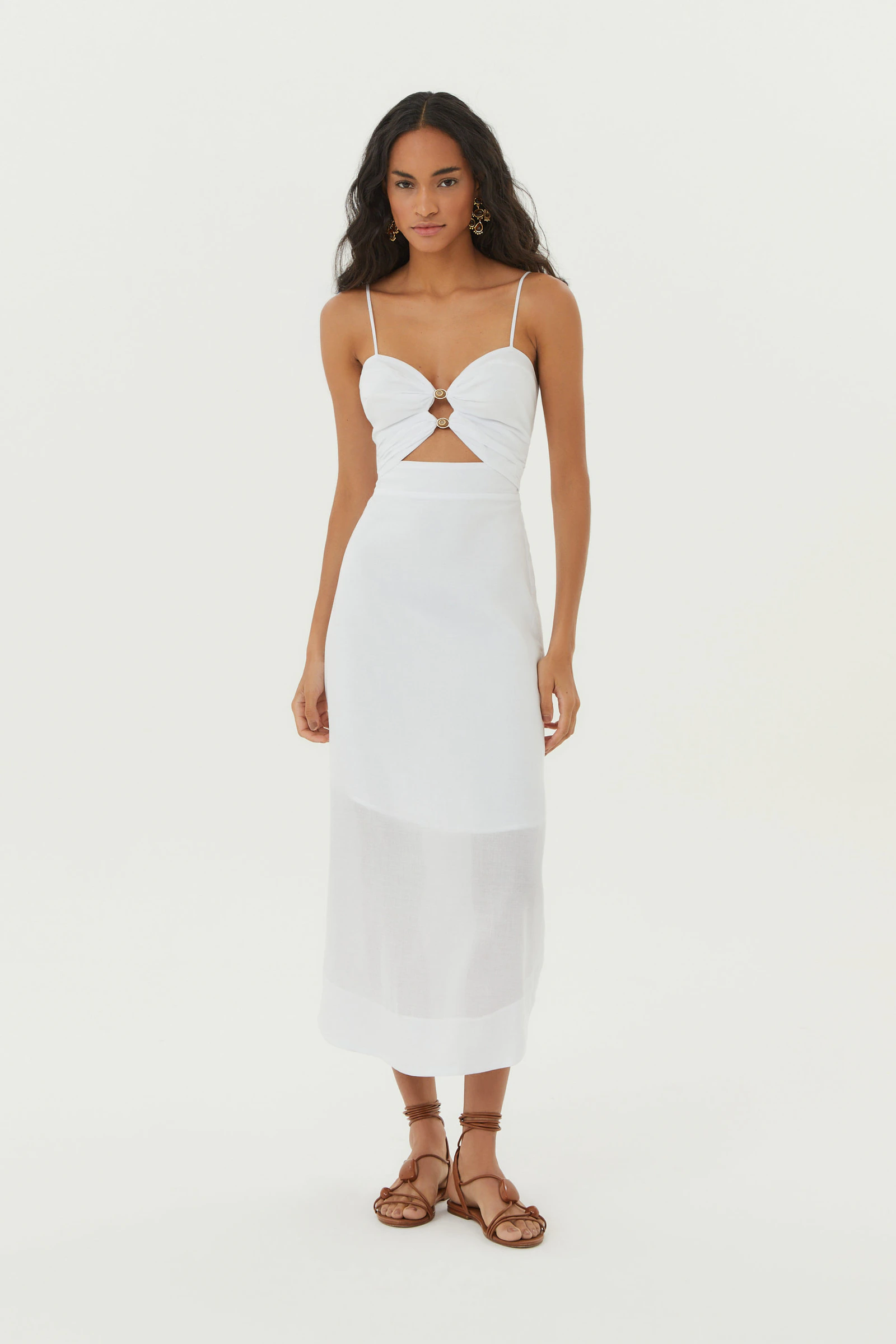 Vestido Midi Pingente