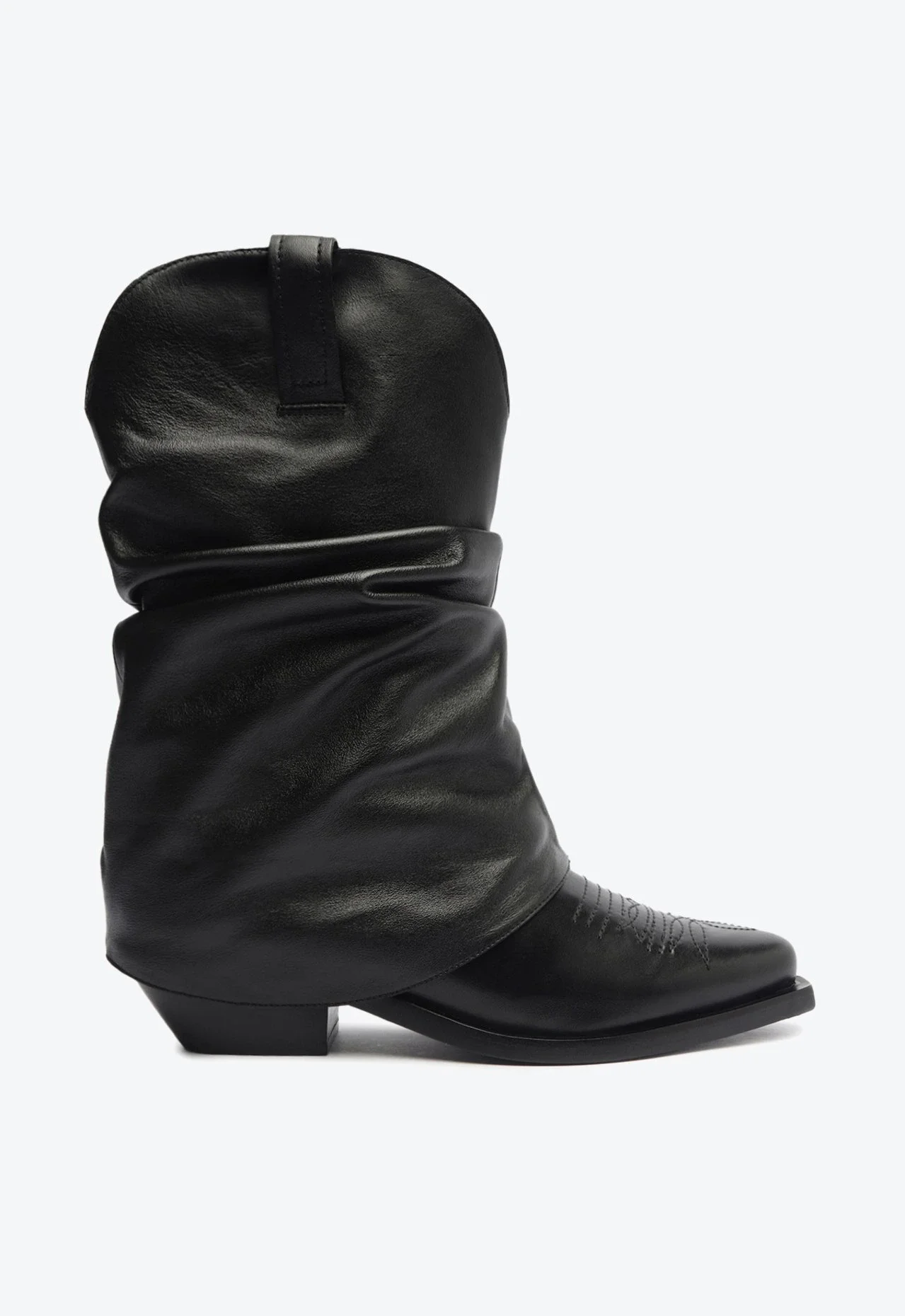 Bota Zachy Cloak Couro Preta