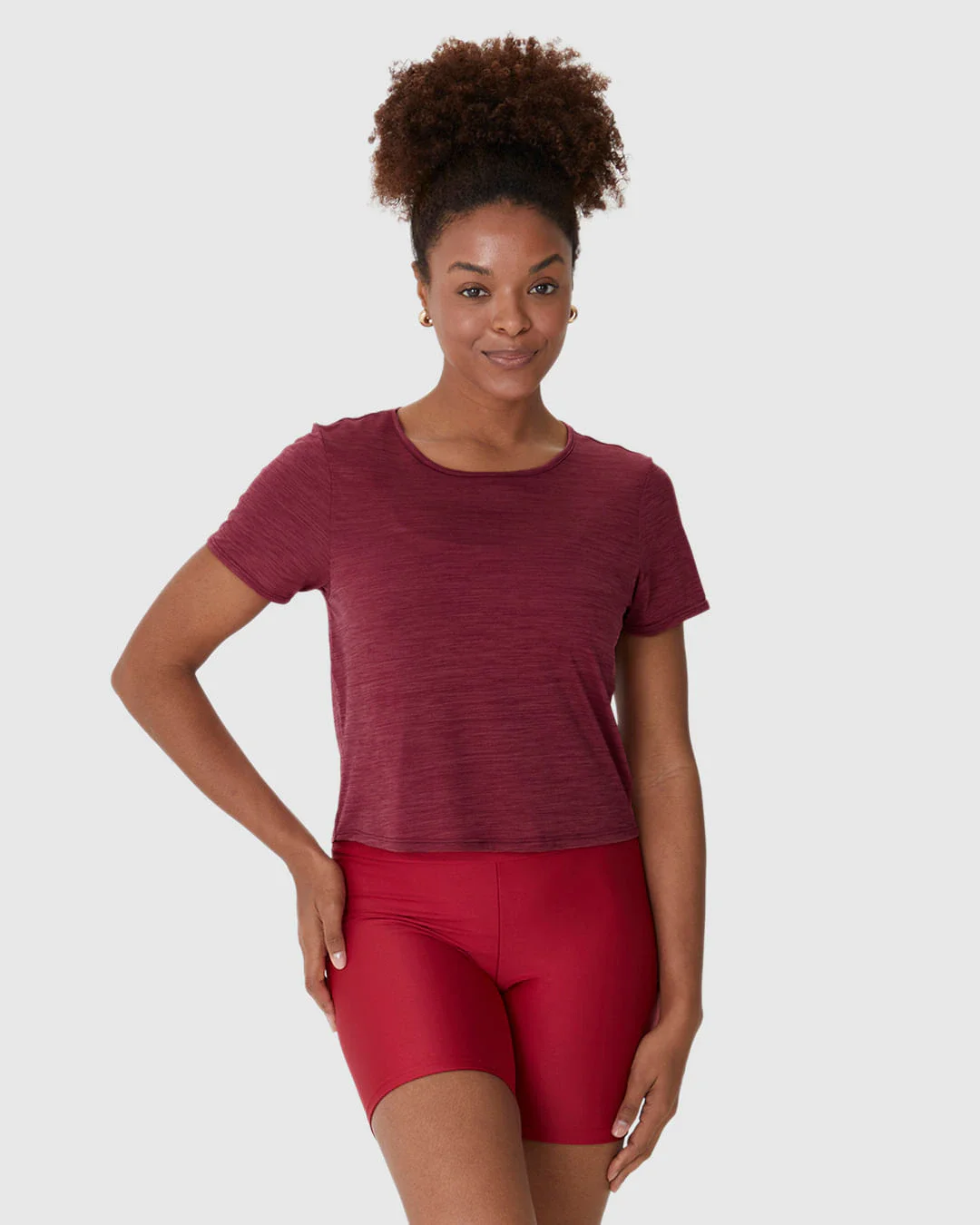 Blusa Esportiva Feminina Box Detalhe Vazado Costas Em Malha Rajada Dry Malwee Active