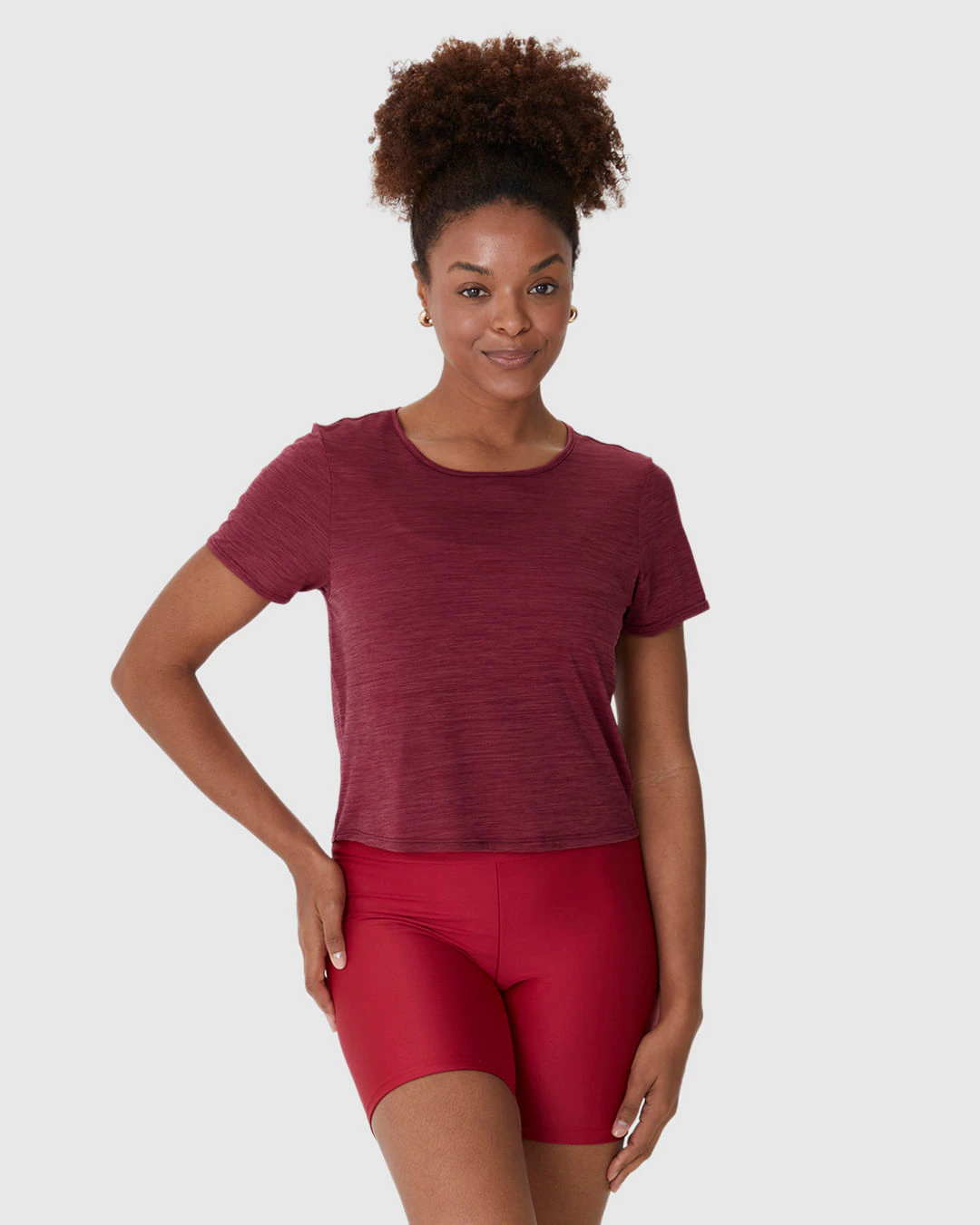 Blusa Esportiva Feminina Box Detalhe Vazado Costas Em Malha Rajada Dry Malwee Active