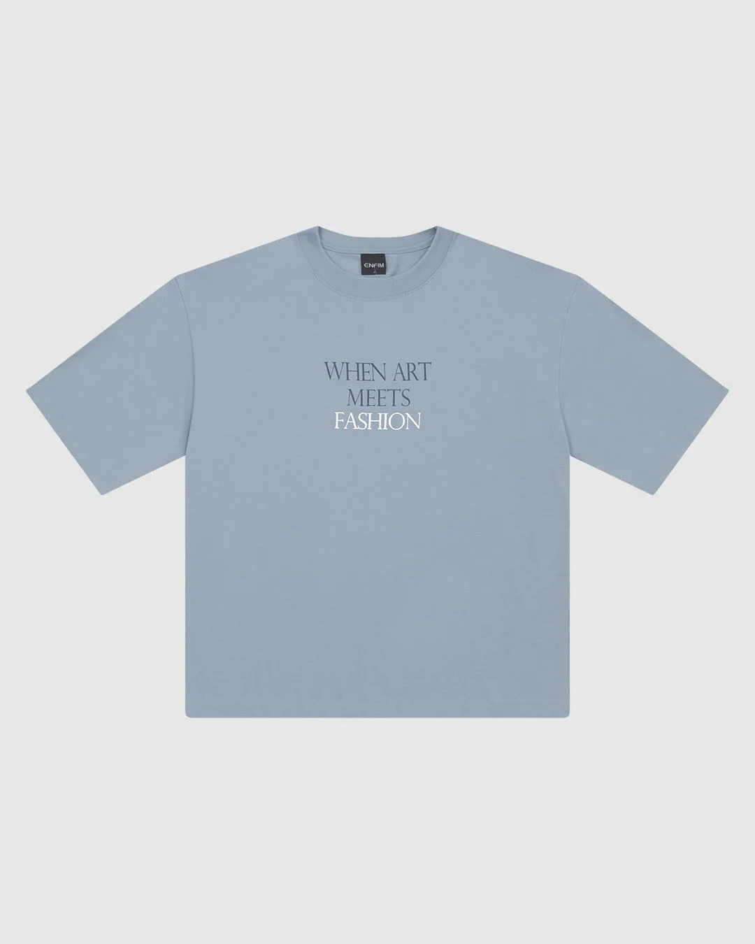 Camiseta Ampla Feminina When Art Meets Fashion Em Algodão - ENFIM