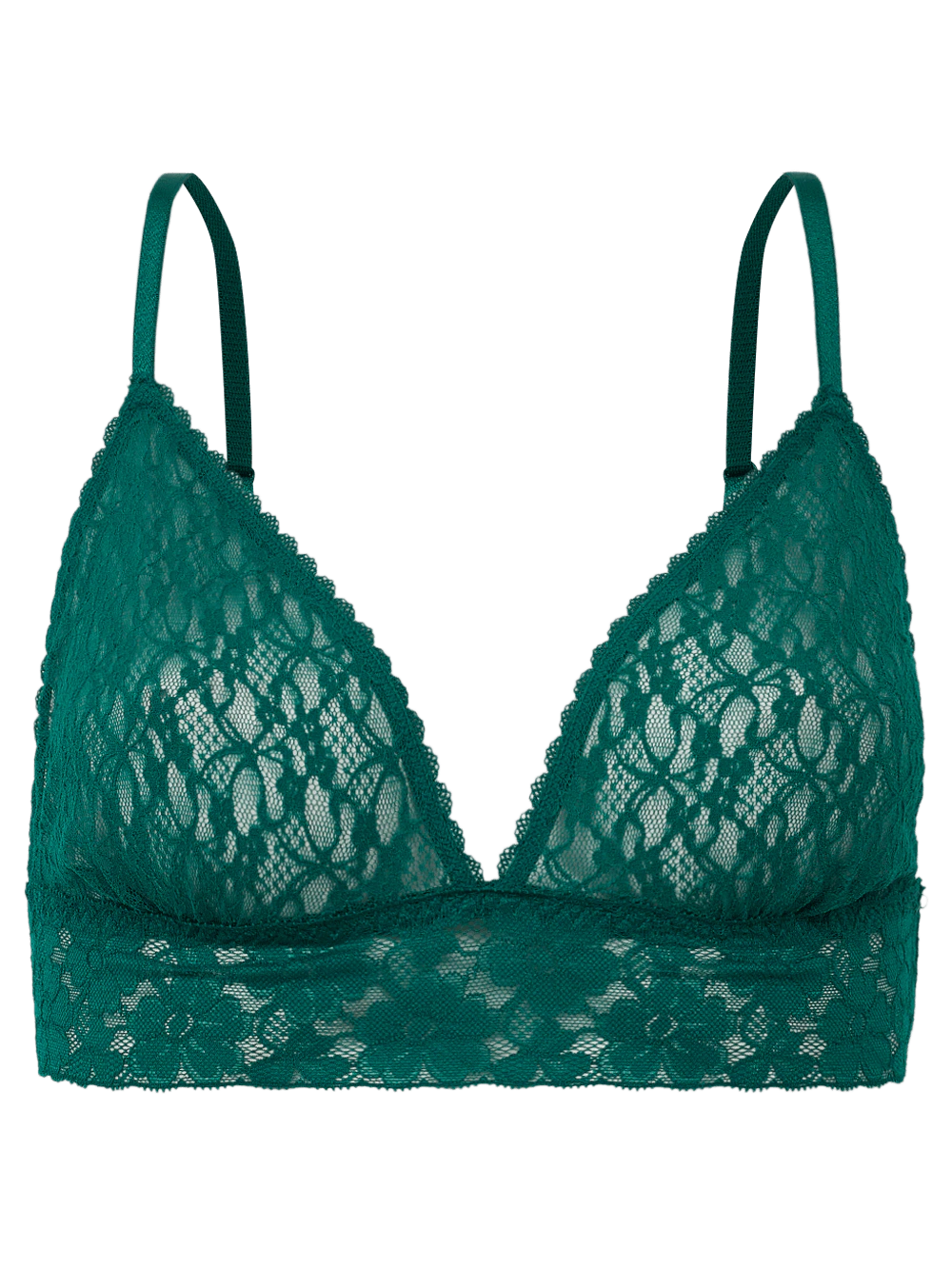 Sutiã Triângulo Renda Sweet Lace Verde Evergreen