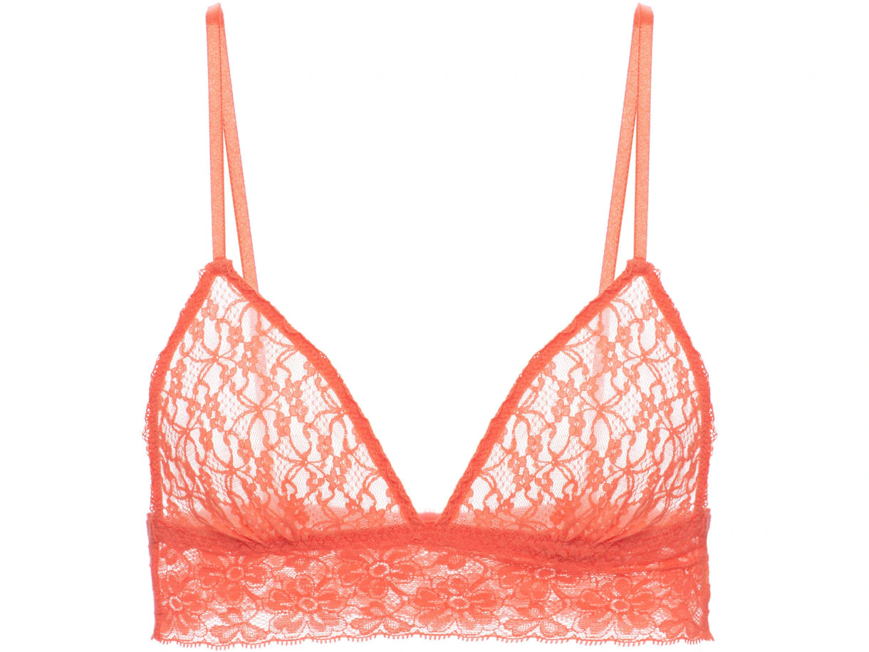 Sutiã Triângulo Renda Sweet Lace Coral Beautiful