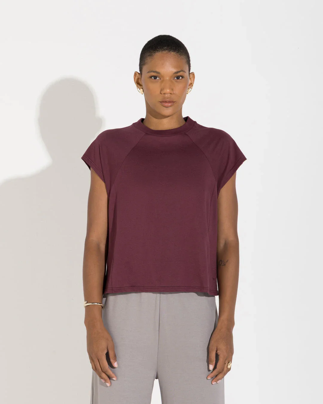 Camiseta Pima Raglan Feminina