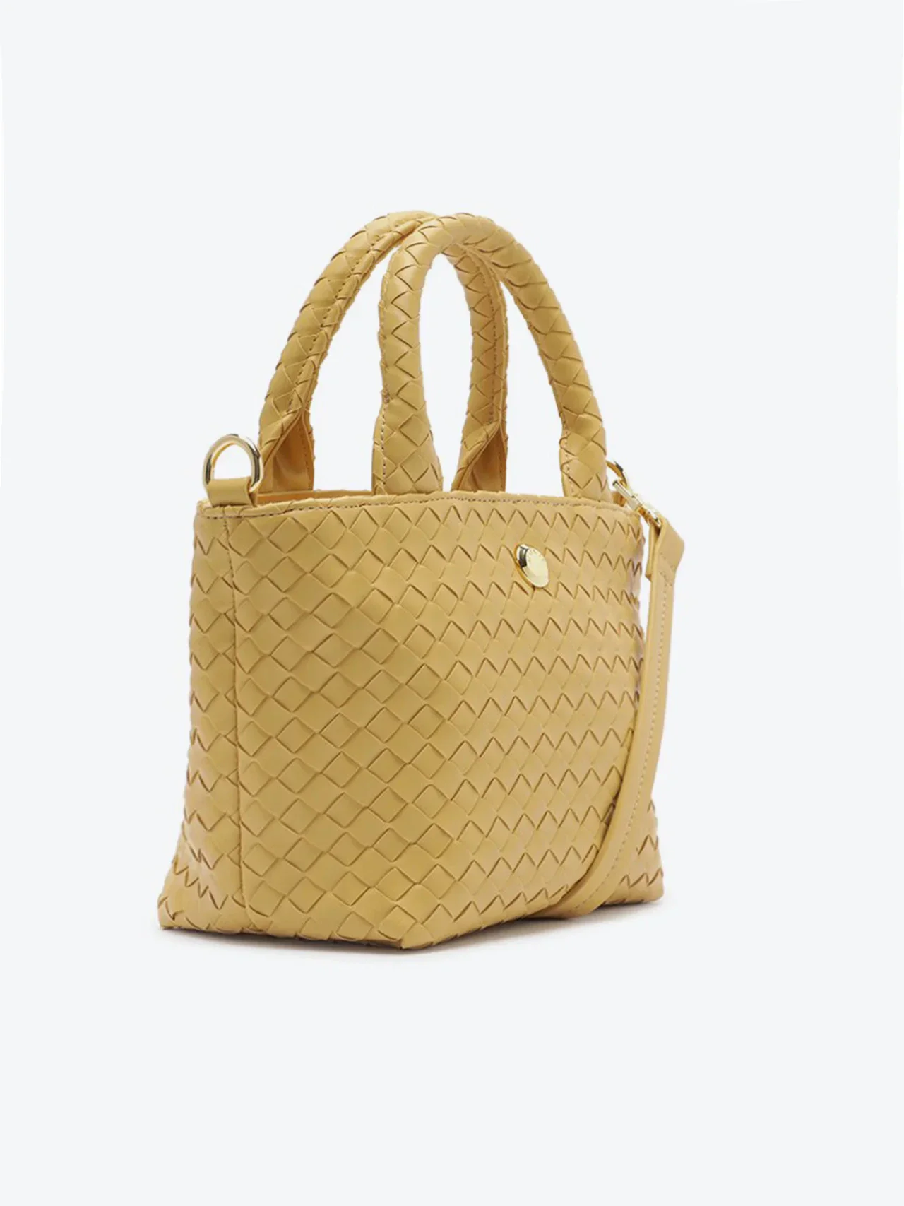 Bolsa Tote Média Matelassê Amarelo