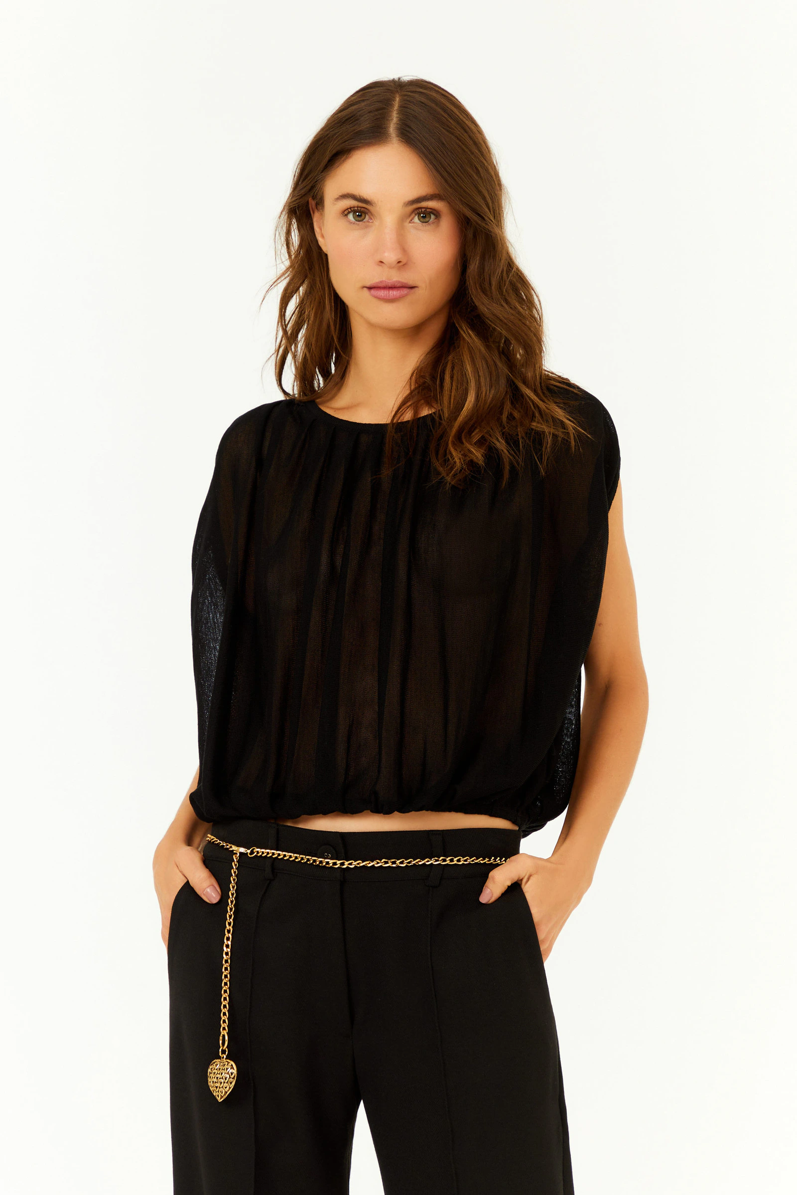 Blusa Tricot Franzidos