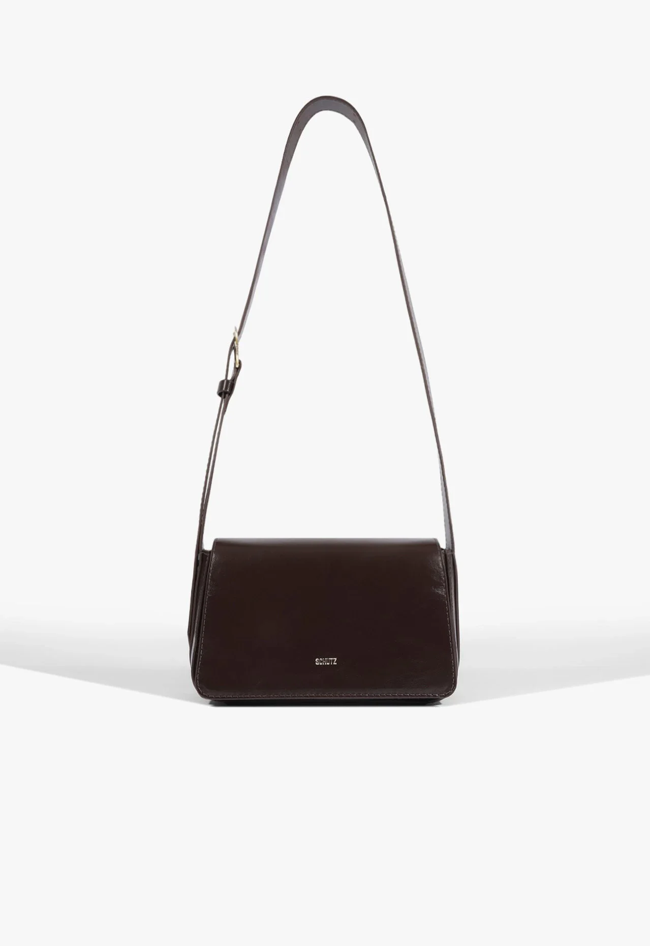 Bolsa Tiracolo Yuna Couro Marrom