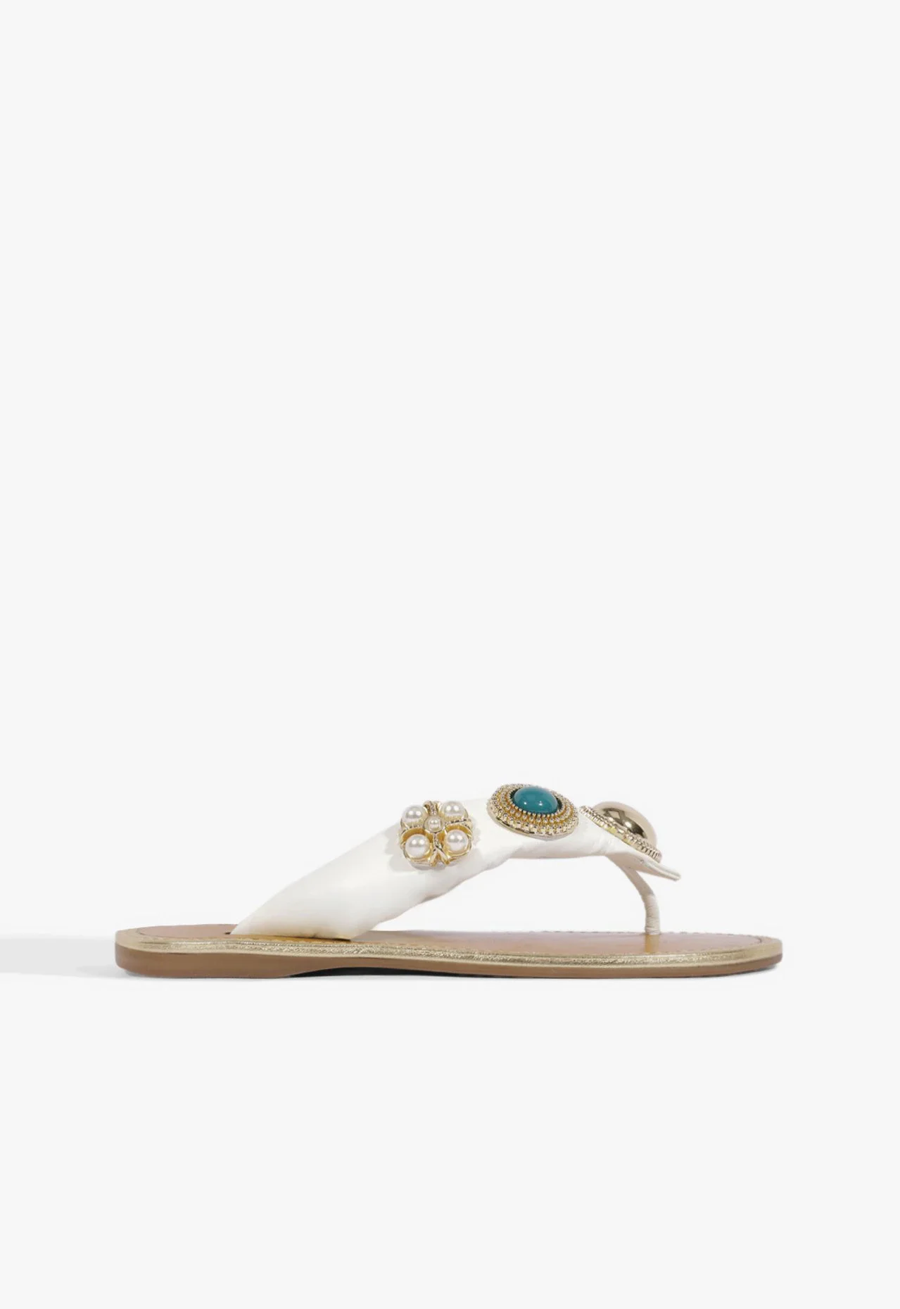 Sandália Rasteira Suede Branco