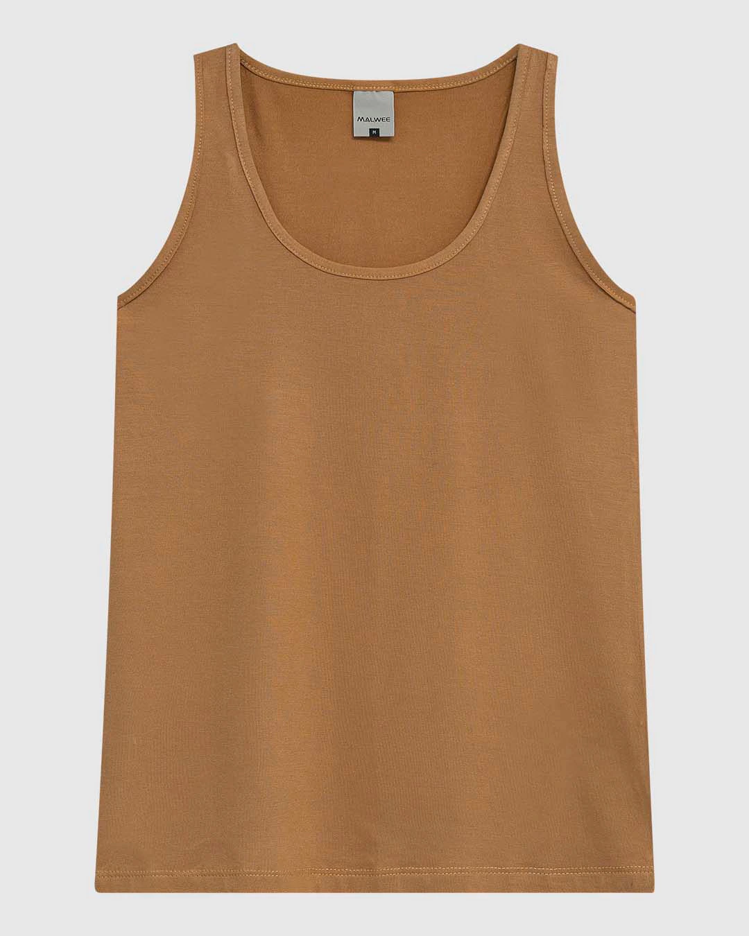 Regata Feminina Decote Redondo Em Malha Viscose Stretch
