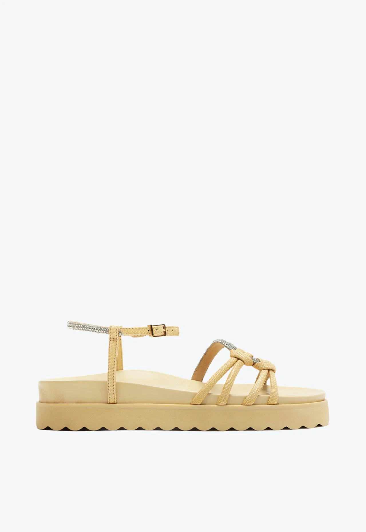 Papete Aylin Sporty Brilho Bege