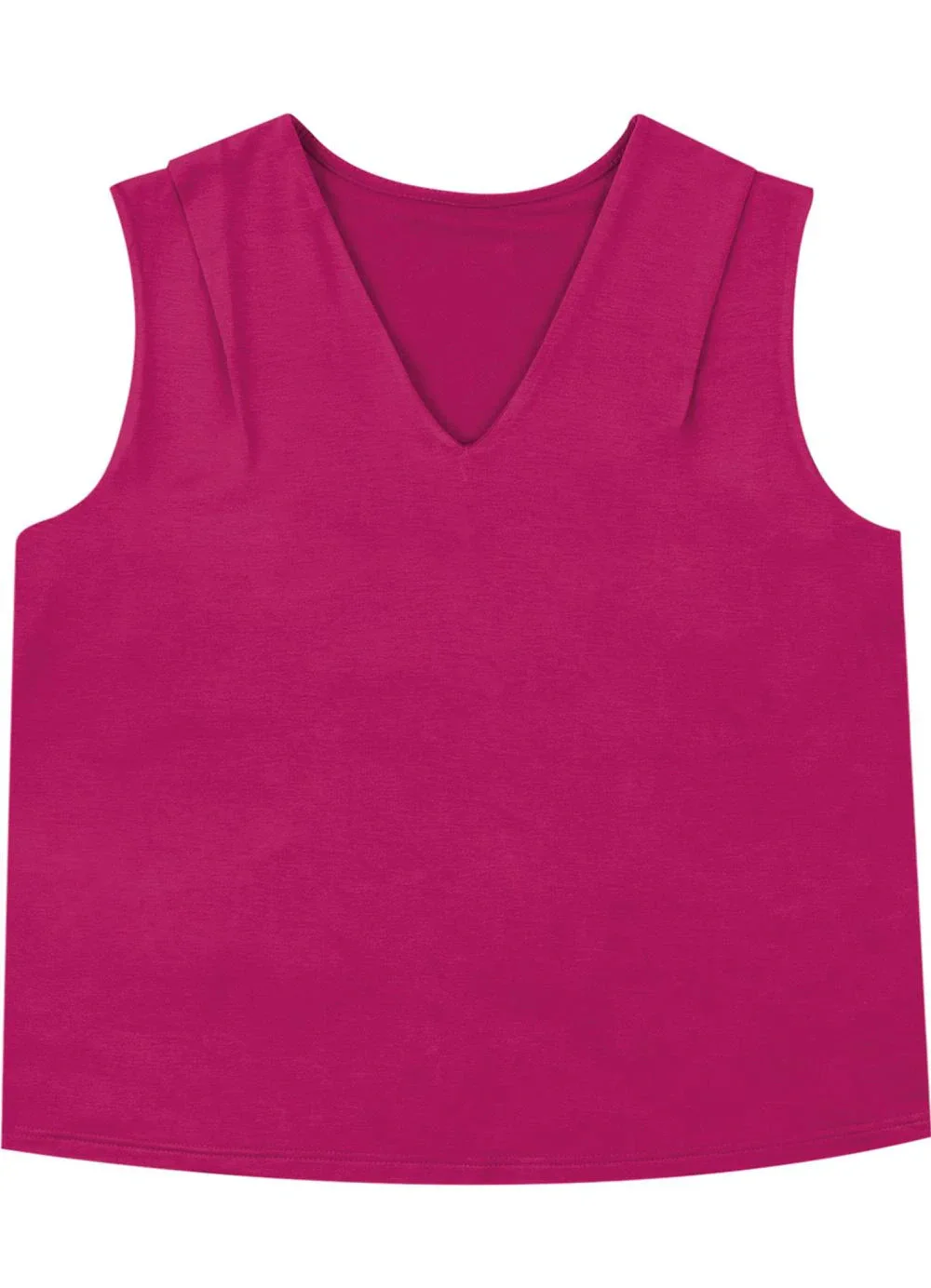 Malwee - Blusa Ampla em Moletinho Fúcsia