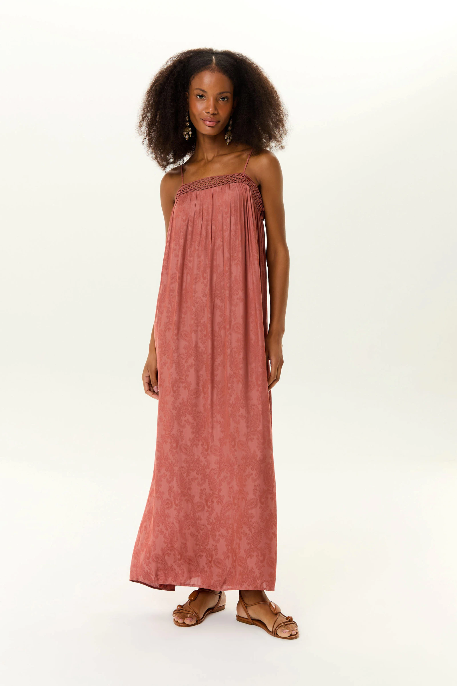 Vestido Midi Jacquard Cachemiere