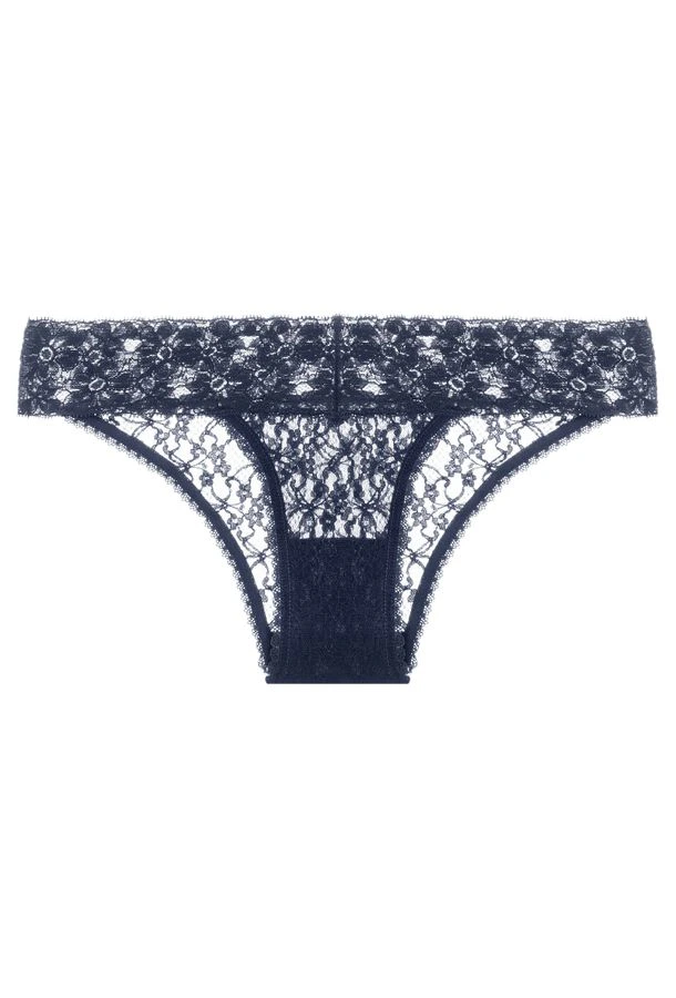 Calcinha Biquíni Renda Sweet Lace Marinho
