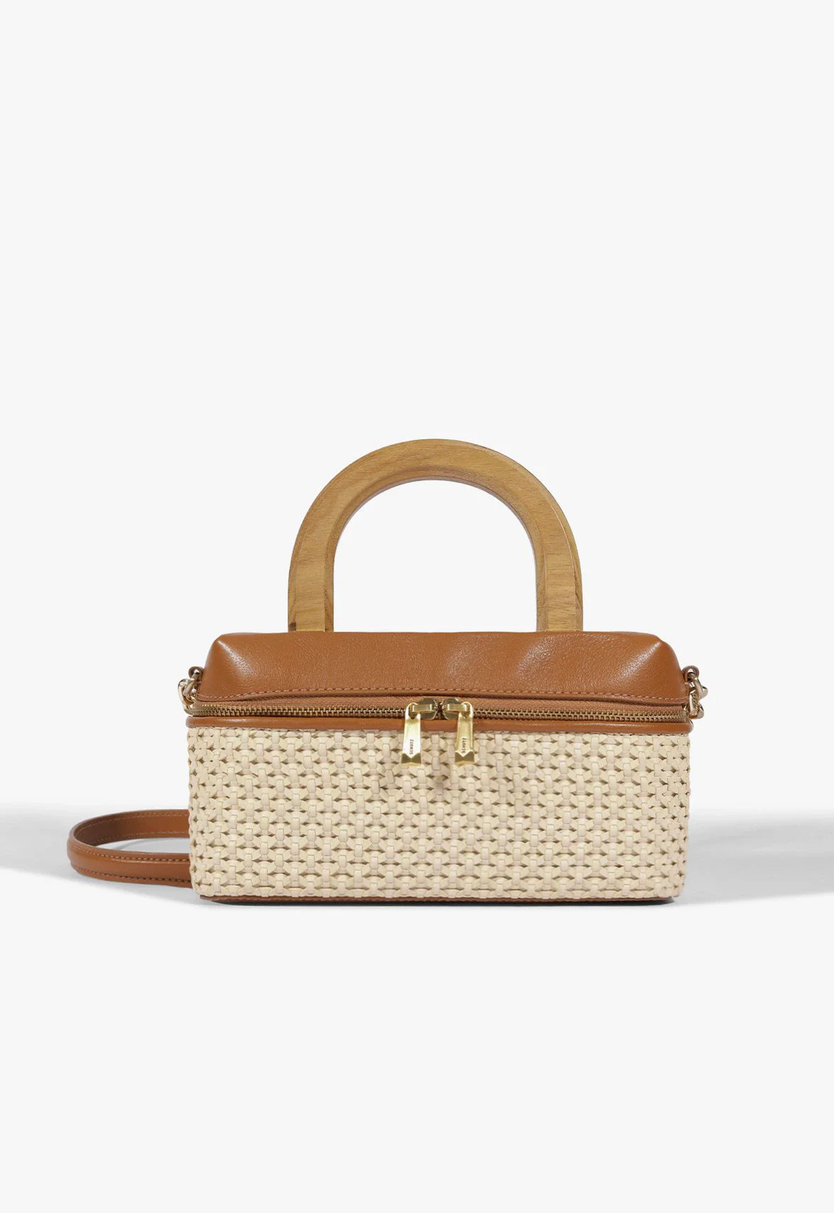 Bolsa Satchel Vanity Média Marrom