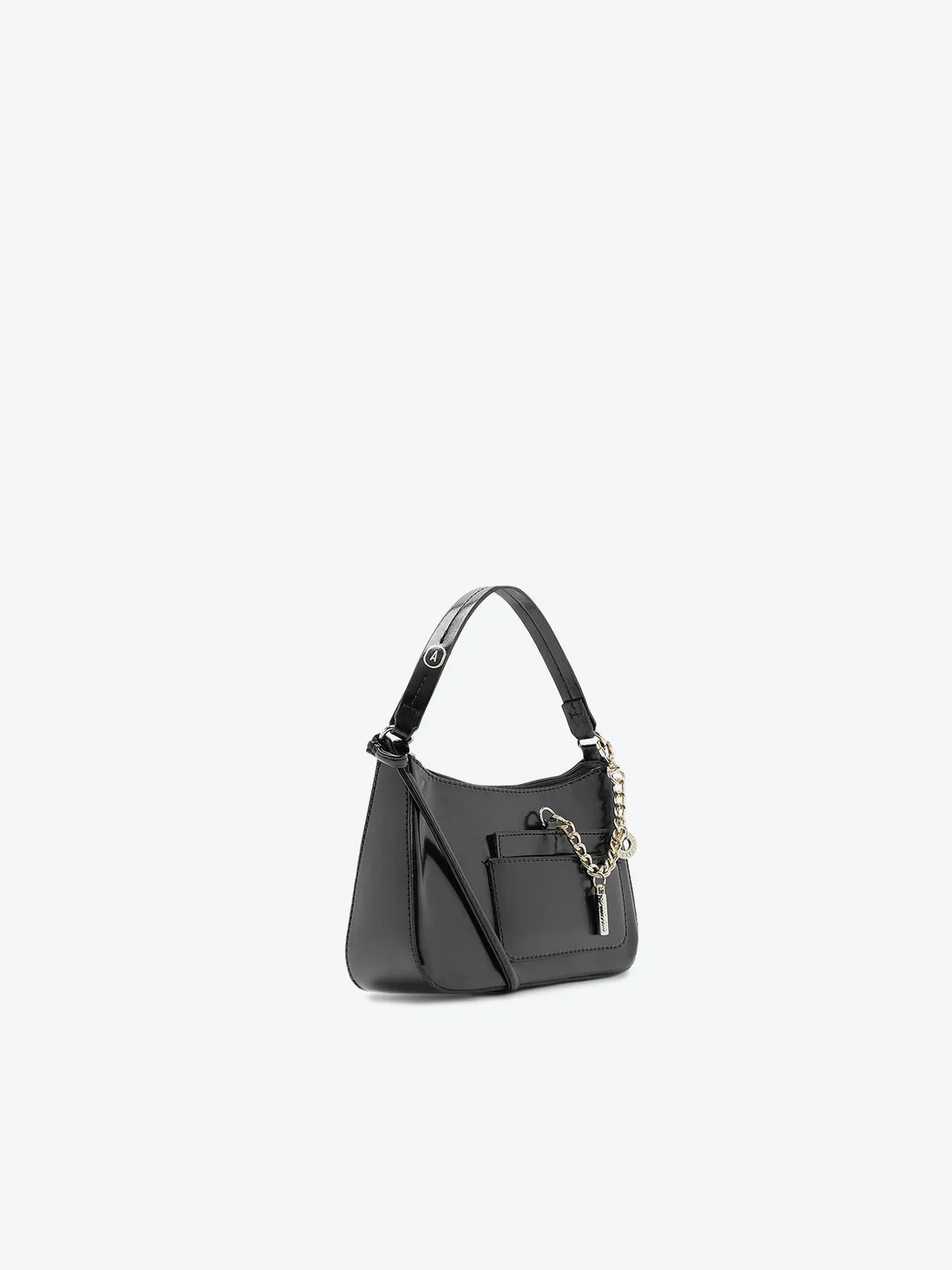 Bolsa Tiracolo Pequena Ivory Preta