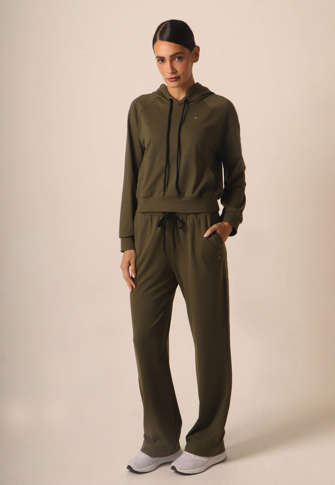 Calça Lounge Fit Pantalona com Cordão
