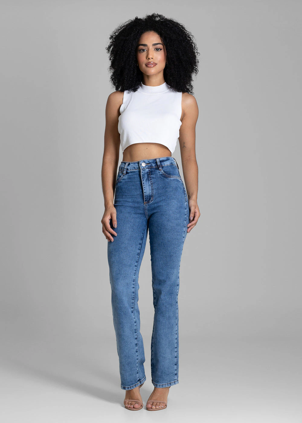 Calça Jeans Sawary Reta - 283476 AZUL
