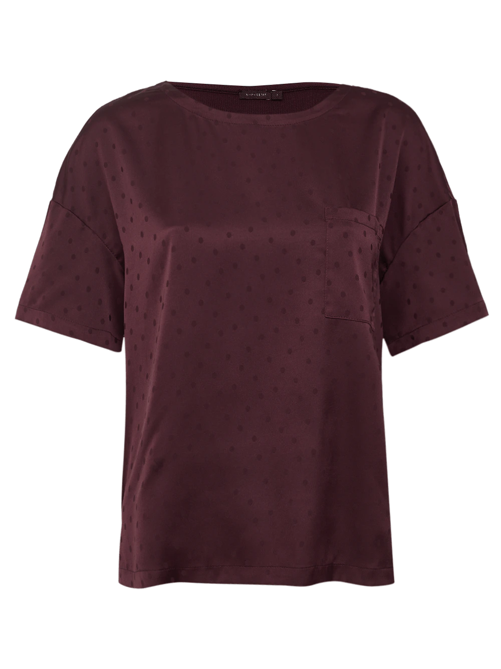 T-Shirt Manga Curta Cetim Taylor Vinho Catawba Grape