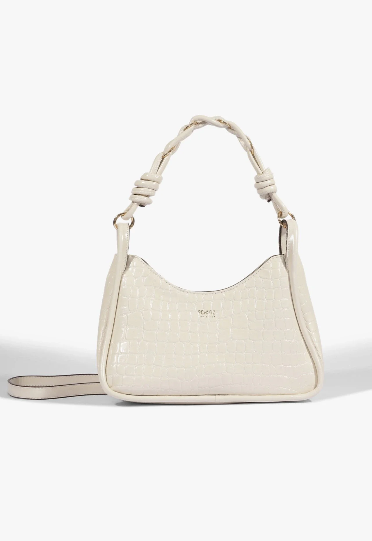 Bolsa Tiracolo Shoulder Nice Média Branca