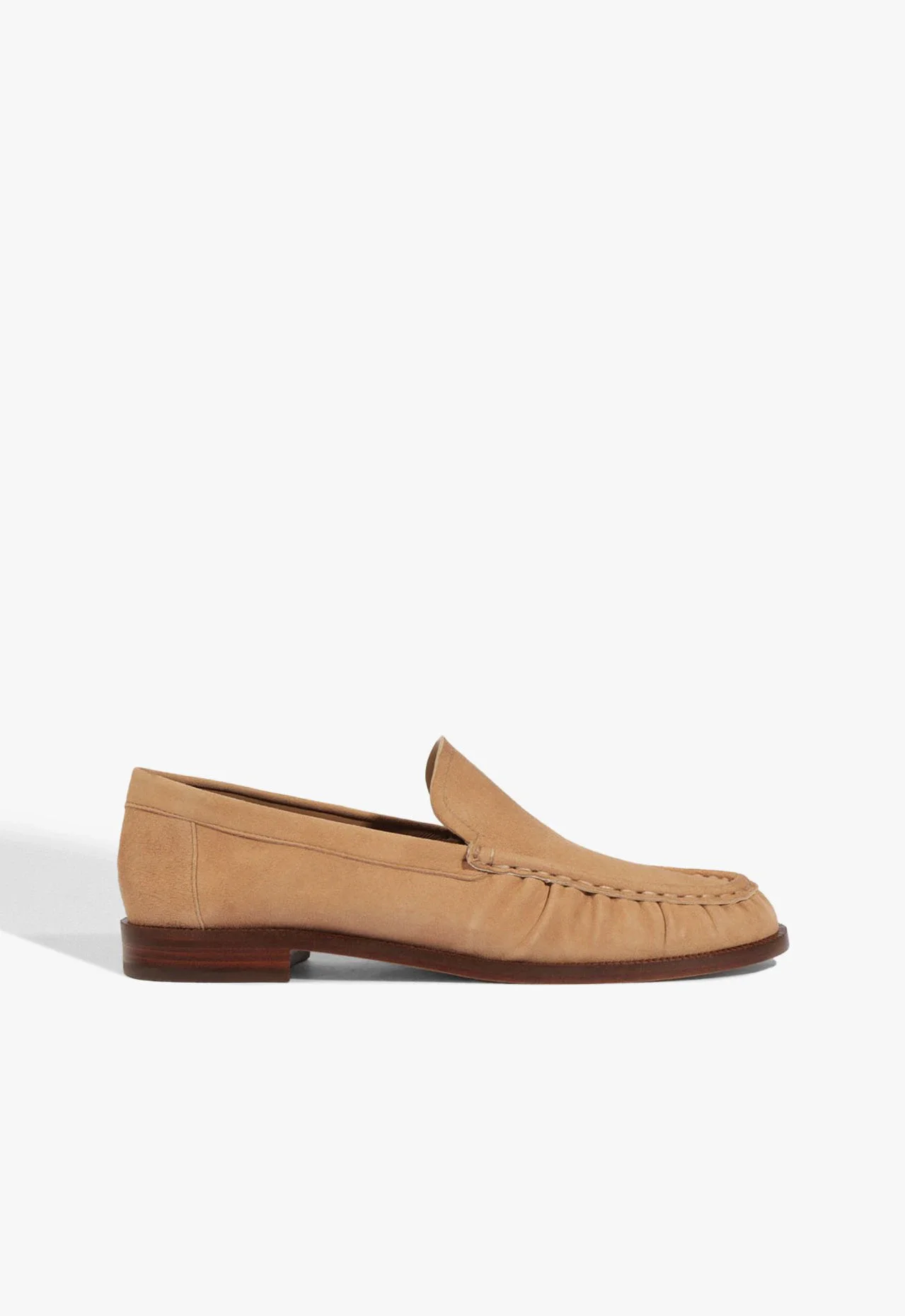 Mocassim MocaShop Camurça Marrom Claro