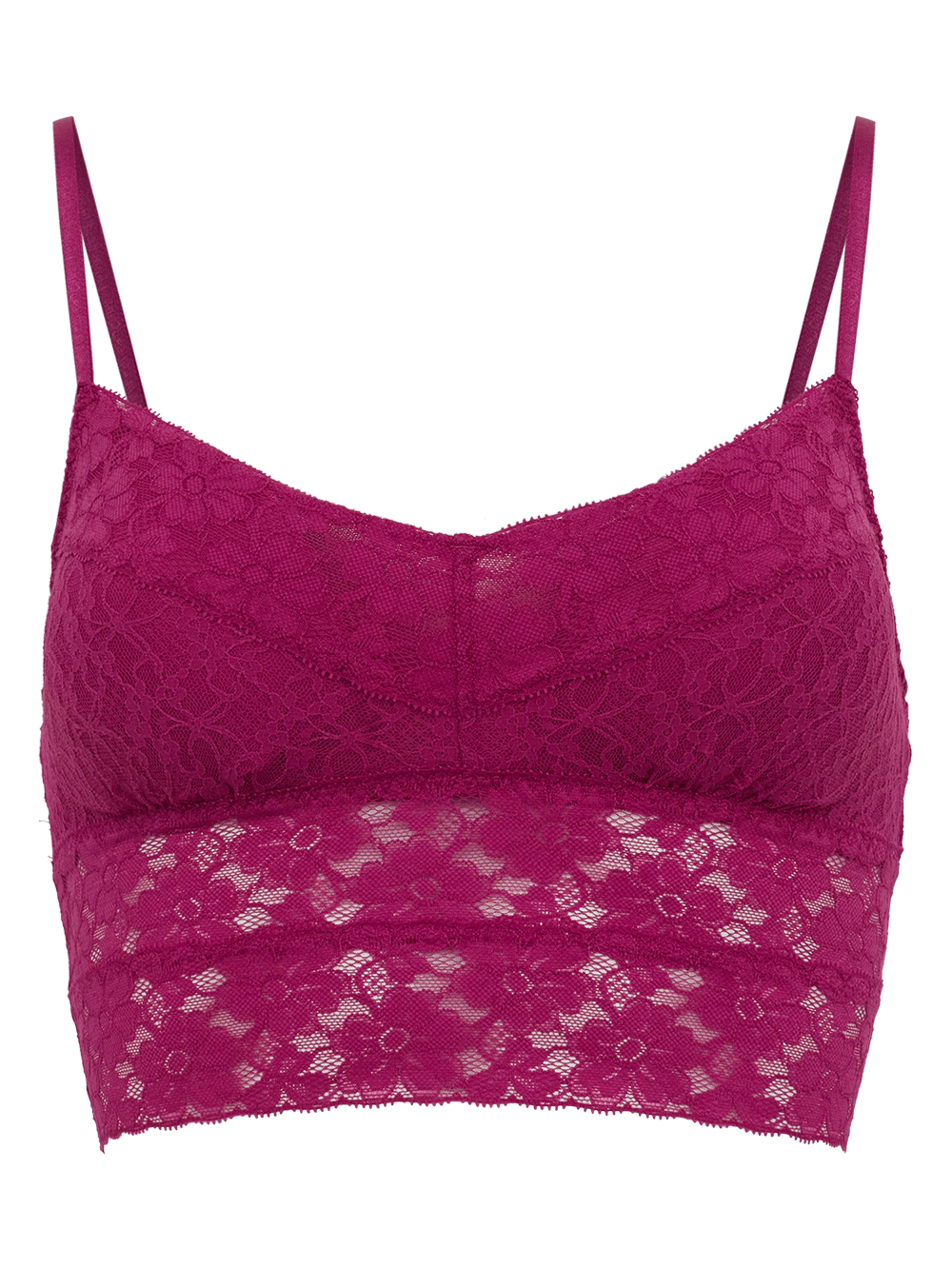 Sutiã Triângulo Alongado Sweet Lace Pink Wild Aster