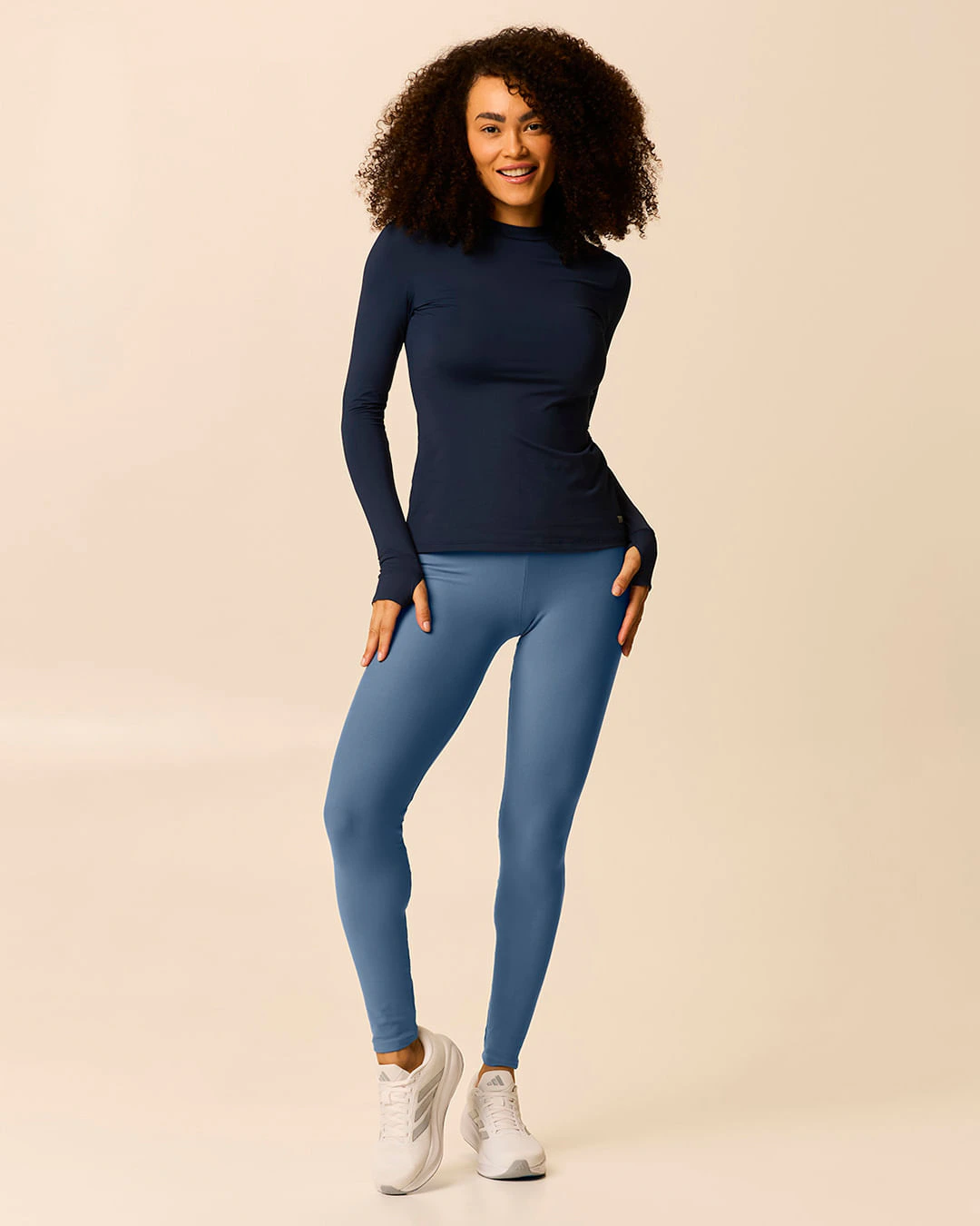 Calça Legging Esportiva Feminina Em Malha Com Proteção UV50+ Malwee Active