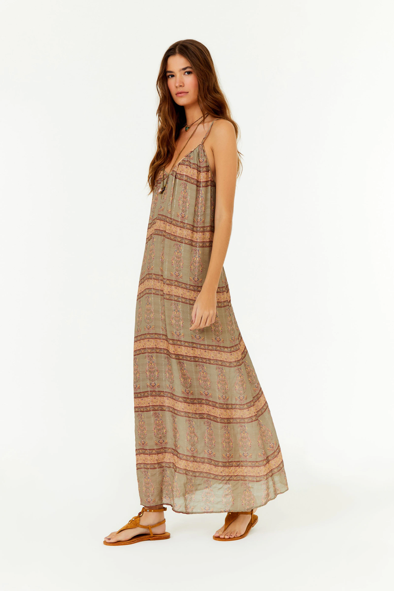 Vestido Midi Estampa Birdy