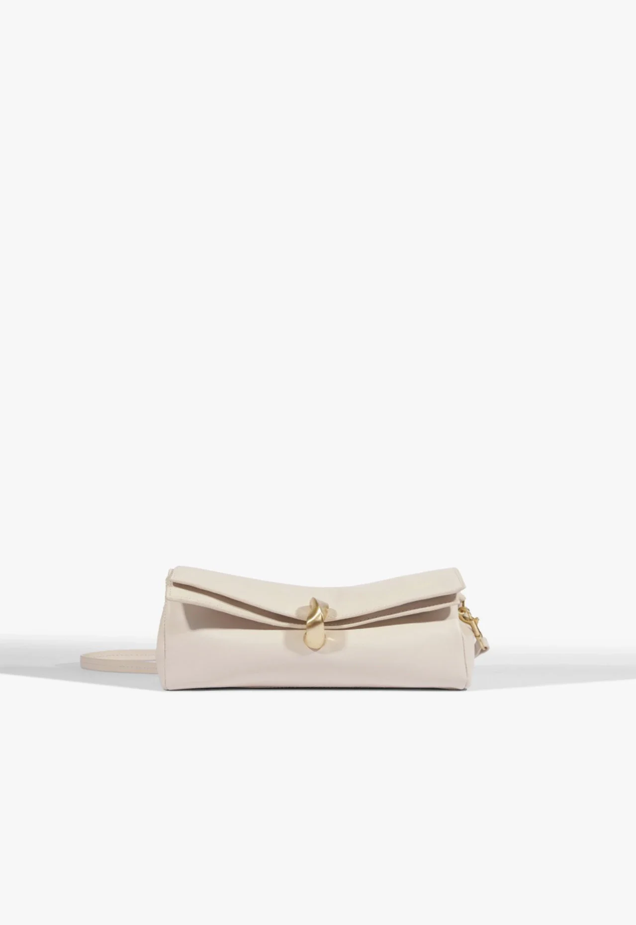 Bolsa Clutch Mary Pequena Couro Branca