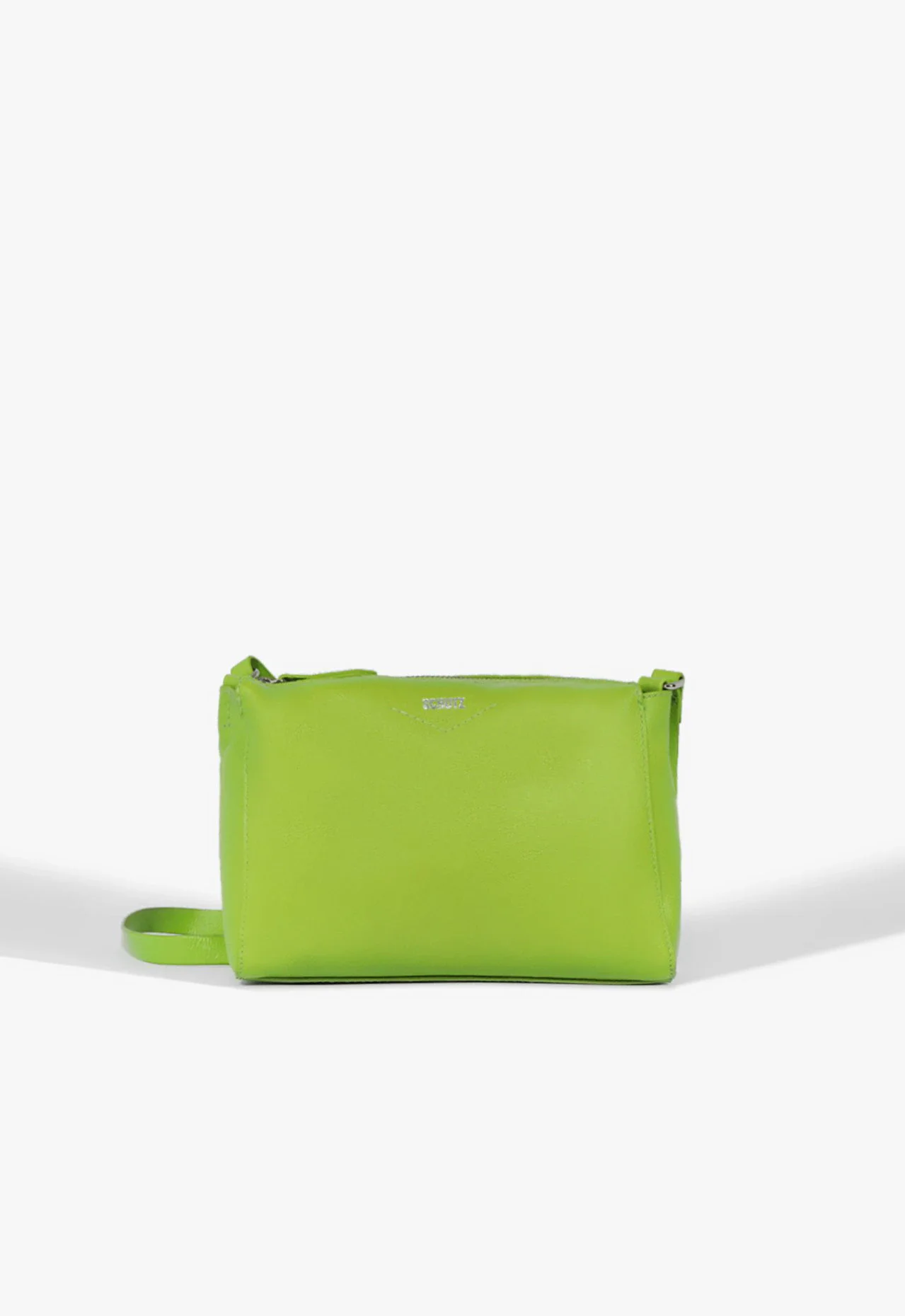 Necessaire Pequena Couro Verde
