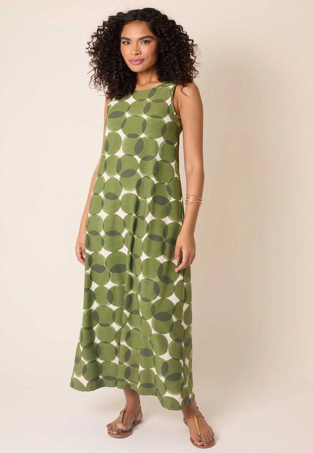 Vestido Fluxy Regata Decote Careca - Bubbles