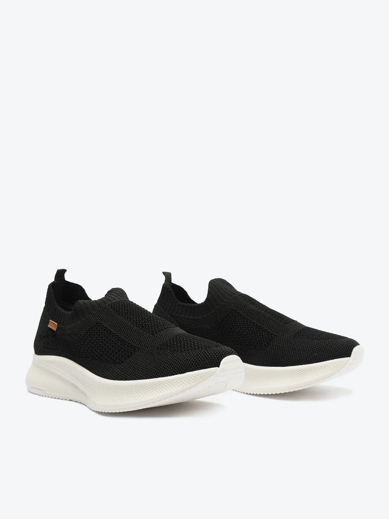 Tênis Slip On Chunky Knit Preto