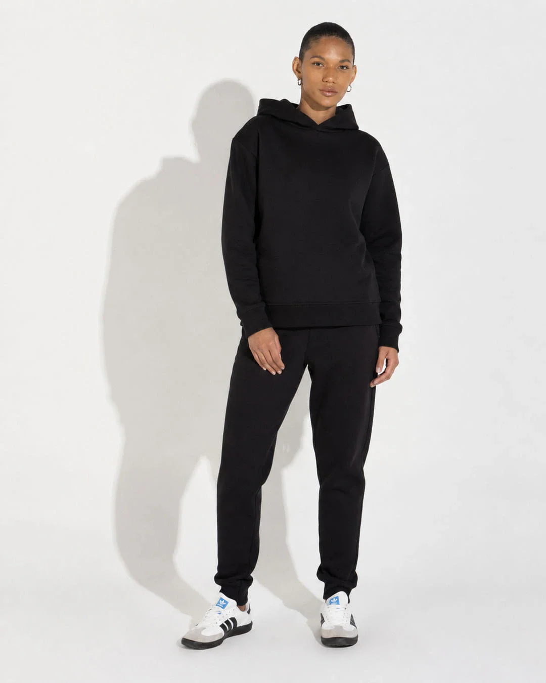 Blusão Moletom Flanelado Capuz Feminino