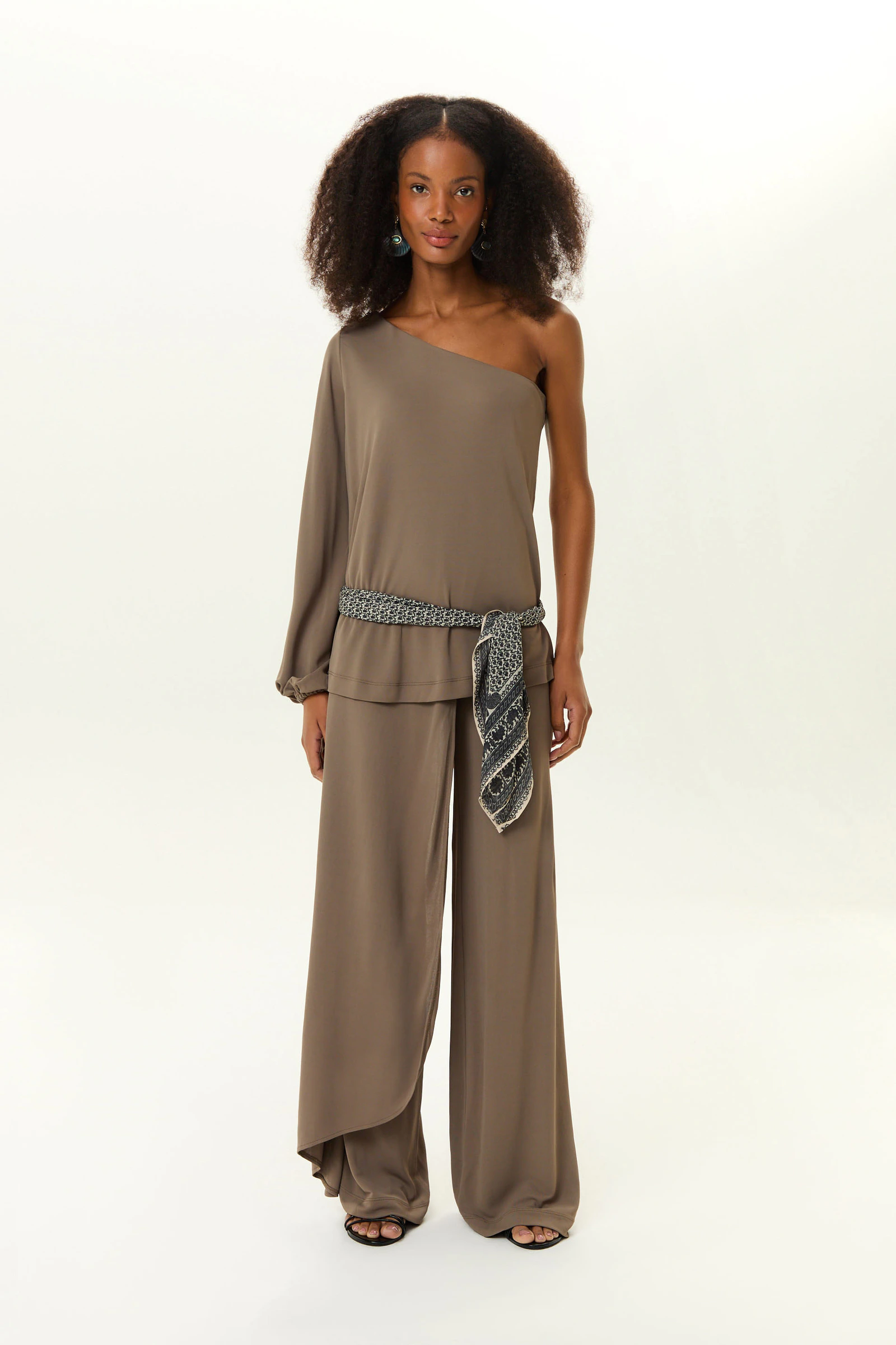 Calça Pantalona Transpasse