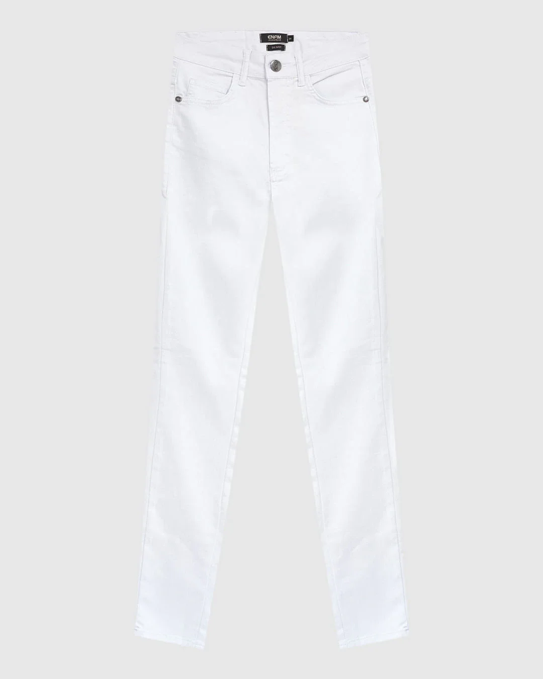 Calça Feminina Super Skinny Cintura Alta Em Sarja Stretch - ENFIM