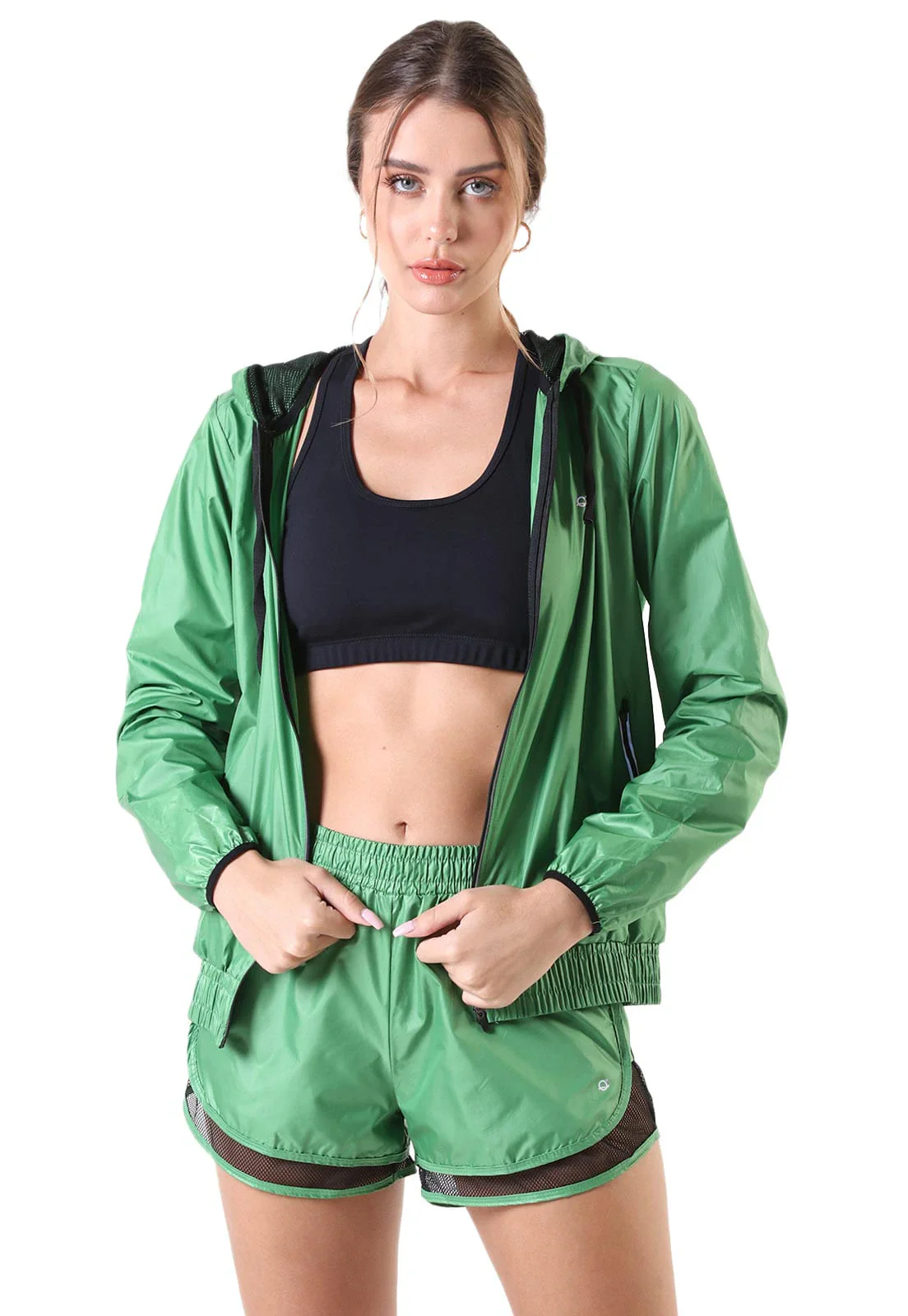Shorts Feminino Curto Boxer com Tela Matrix