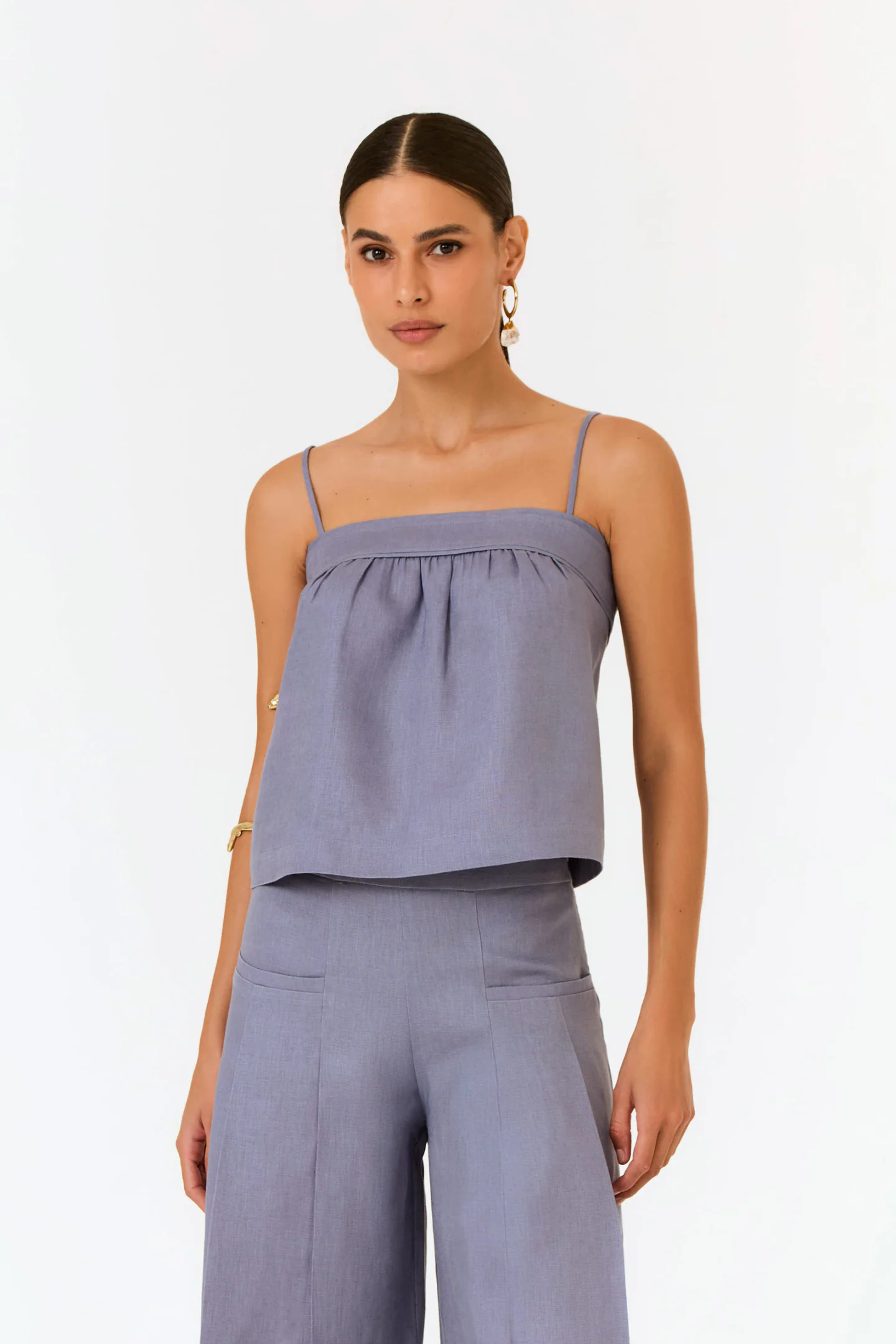 Blusa Alça Linho