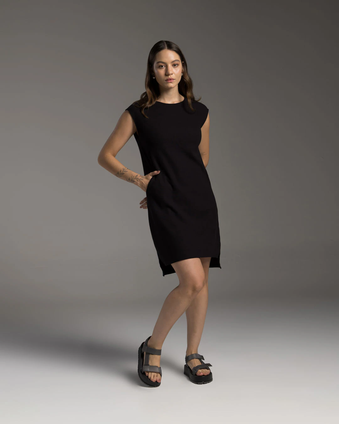 Vestido Tech Waffle Anti Odor - BASICAMENTE