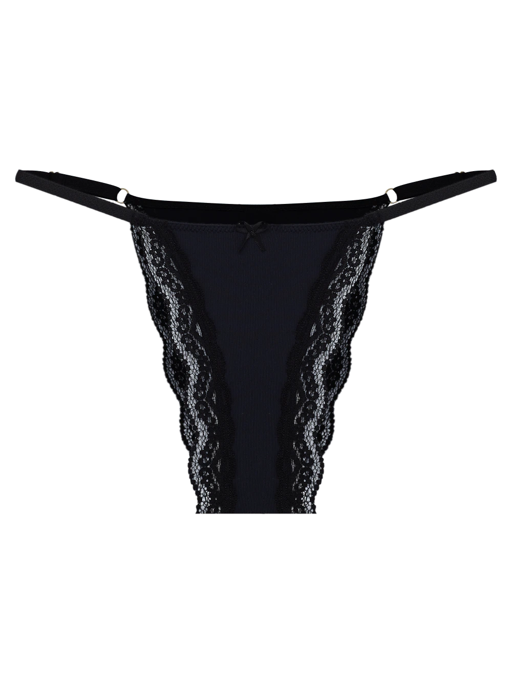 Calcinha String Regular Back Algodão Pop Colors Preto