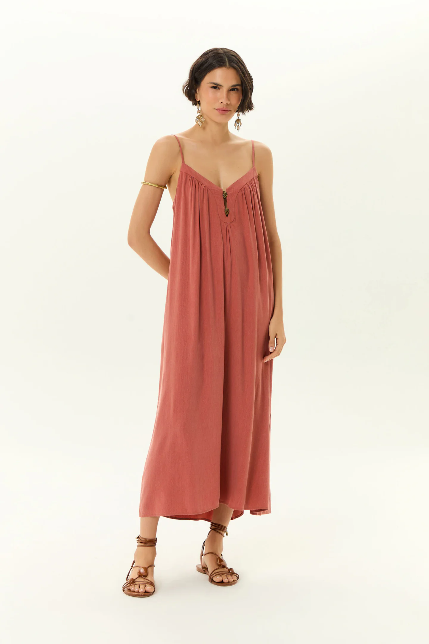 Vestido Midi Passador Concha