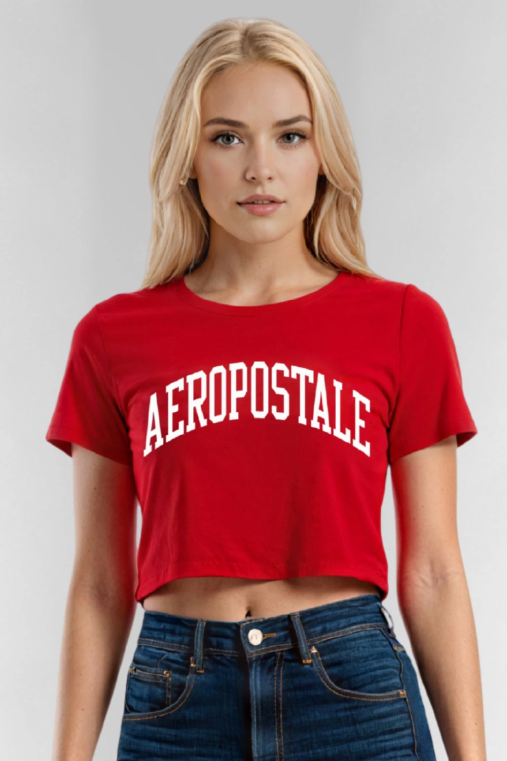 Cropped Feminino Aeropostale - Vermelho