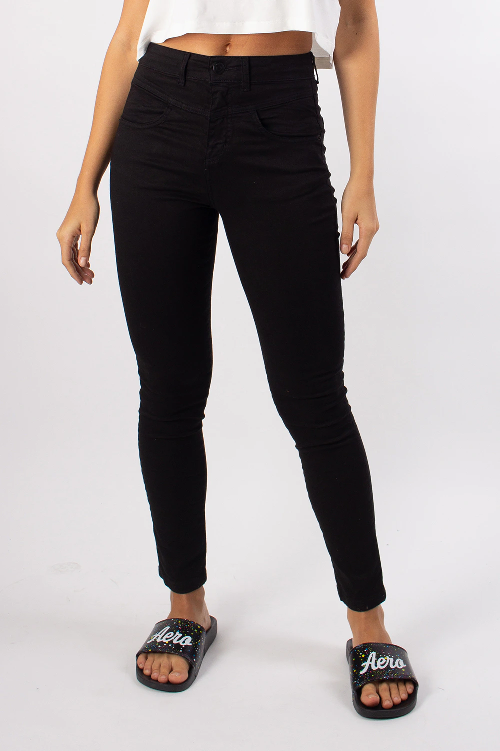 Calca Sarja Feminino Aeropostale PRETO