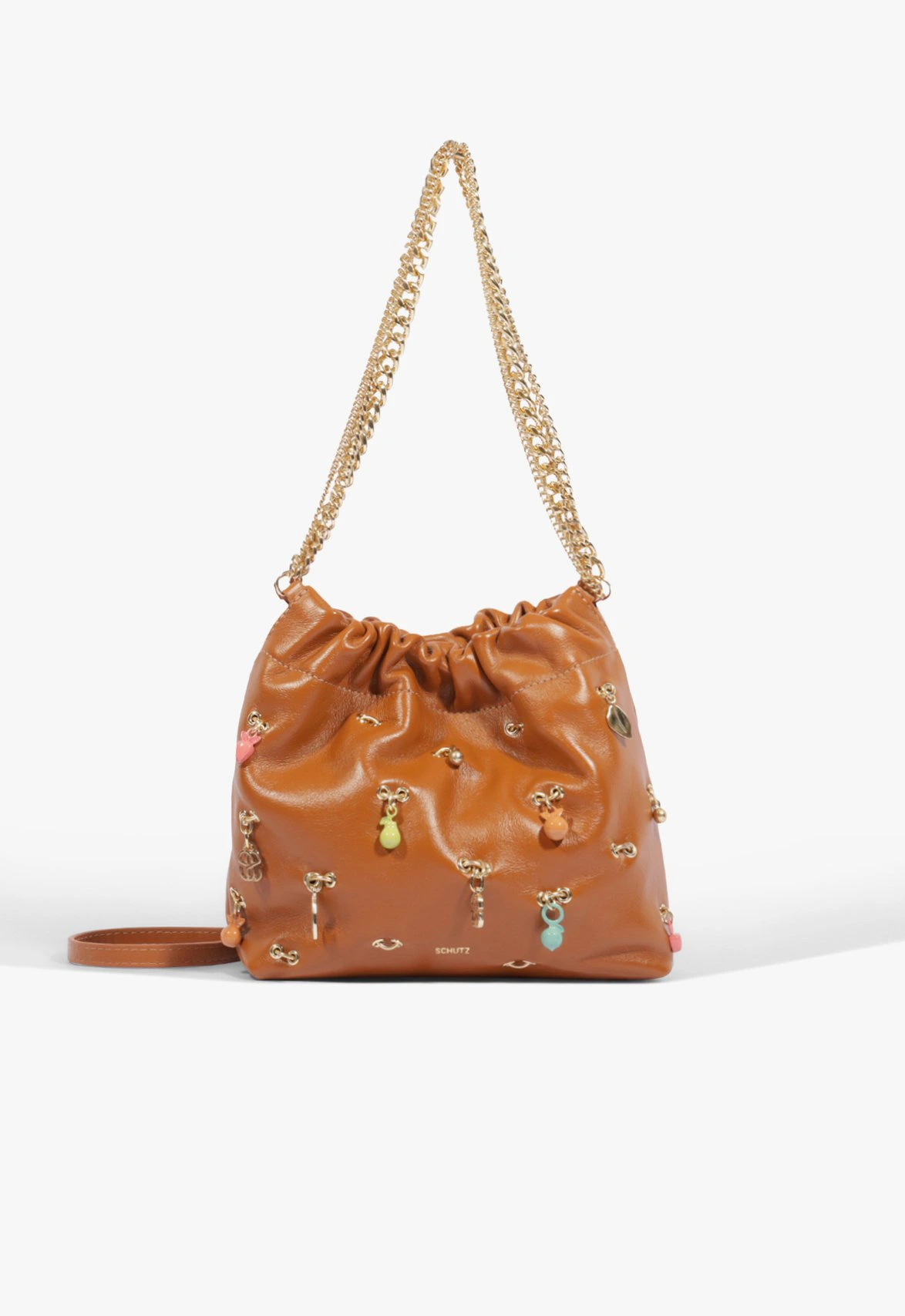 Bolsa Tiracolo Zendy Summer Couro Marrom