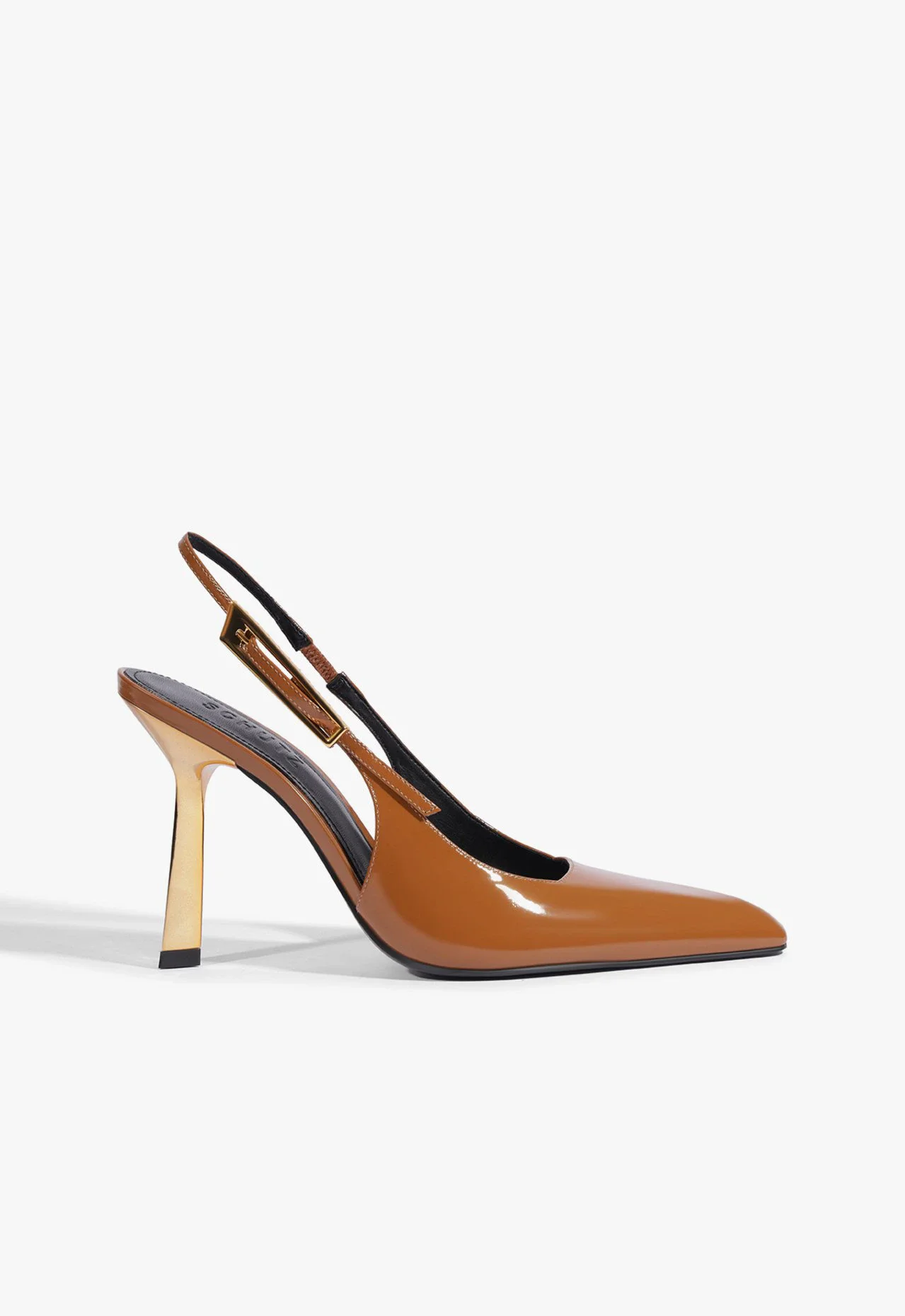 Scarpin Ciara Couro Marrom