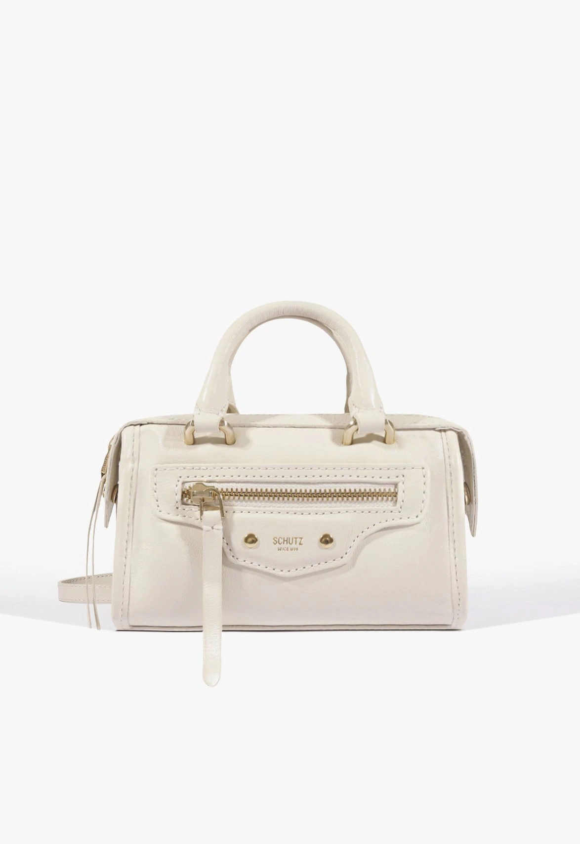 Bolsa Tote Mini Tote Verona Média Couro Branca
