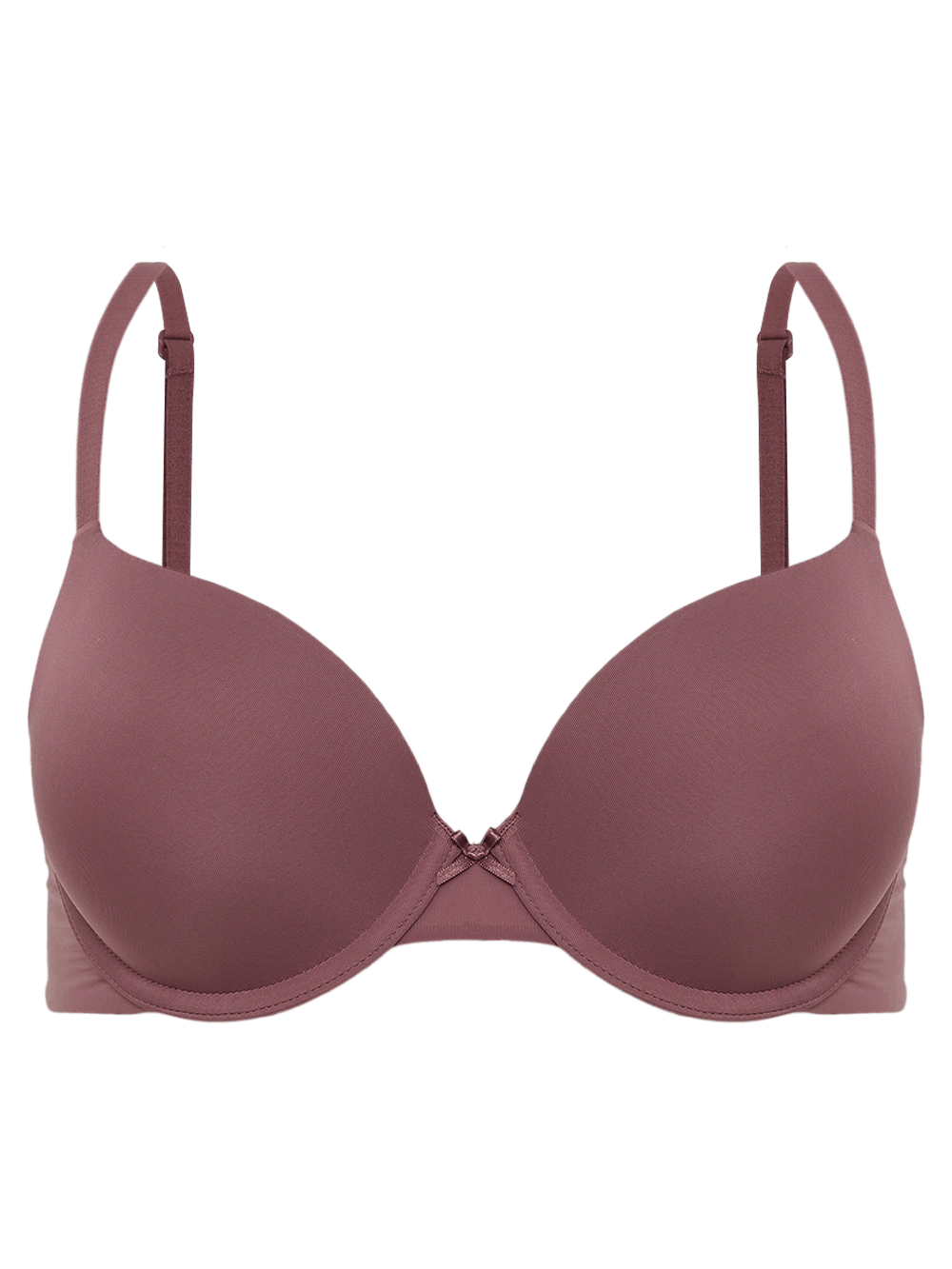 Sutiã Meia Taça Bojo Up Essentials Microfibra Rosa Madeira